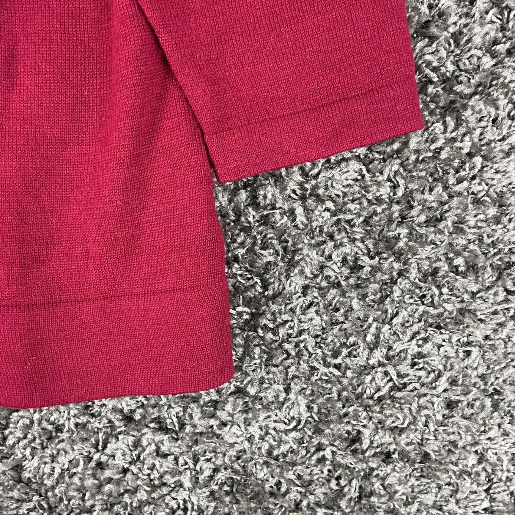 Coldwater Creek COLDWATER CREEK Knit Blouse Shirt Women M 10-12 Red 3/4 Sleeve Size M / US 6-8 / IT 42-44 - 2 Thumbnail