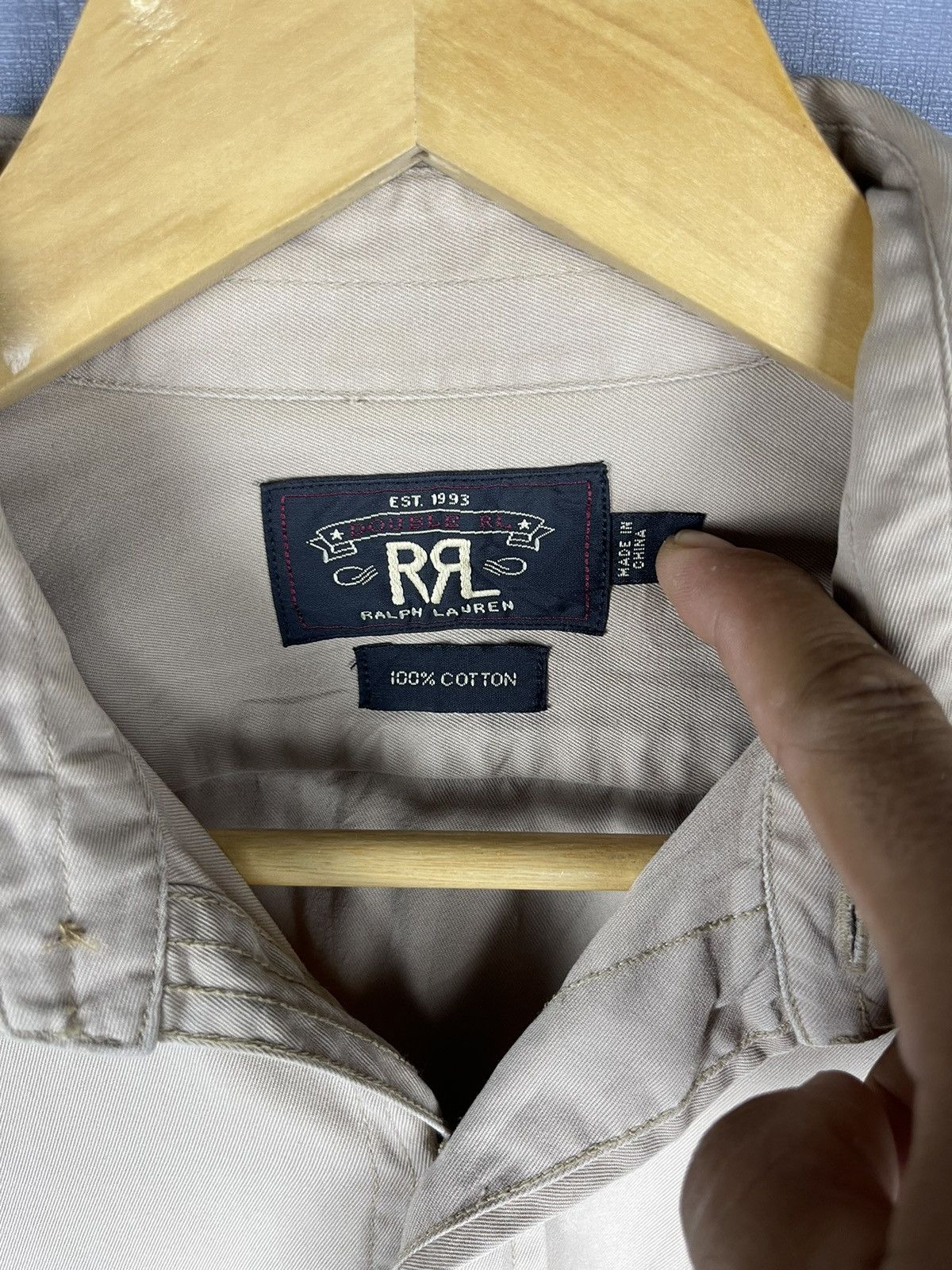 RRL Ralph Lauren × Ralph Lauren × Vintage RRL RALPH LAUREN Vintage Double Pocket Button Ups Shirt Size US M / EU 48-50 / 2 - 6 Thumbnail