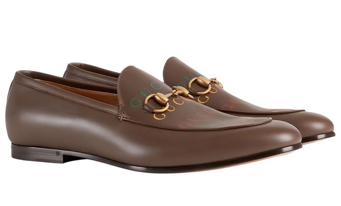 Gucci Gucci Horsebit Logo Loafer Leather Upper and Sole Moccasin Size US 8 / EU 41 - 2 Thumbnail
