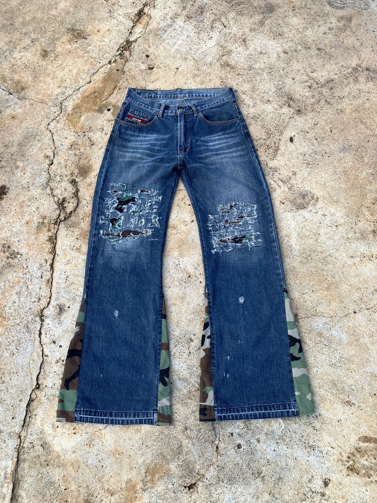Designer Special wide leg design. (one of one.) Size US 32 / EU 48 - 1 Thumbnail