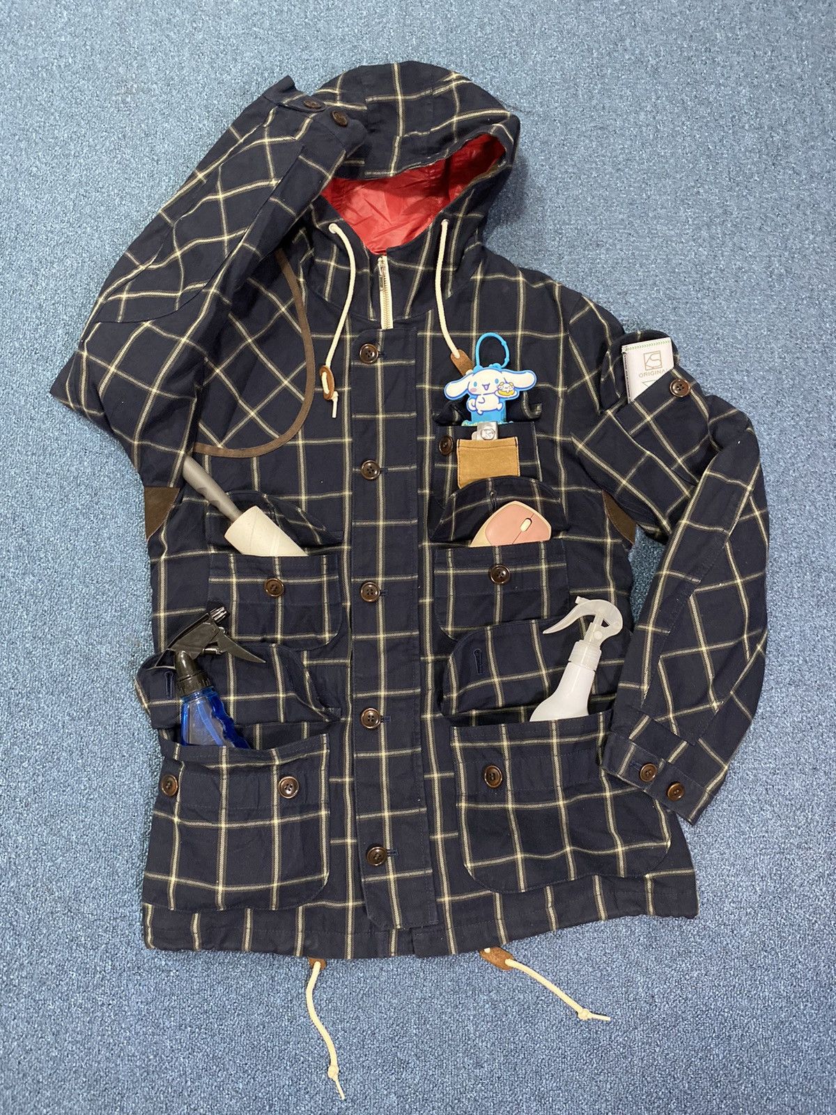 Junya Watanabe Junya Watanabe 2011AW Check Mountain Parka Size US XS / EU 42 / 0 - 1 Thumbnail