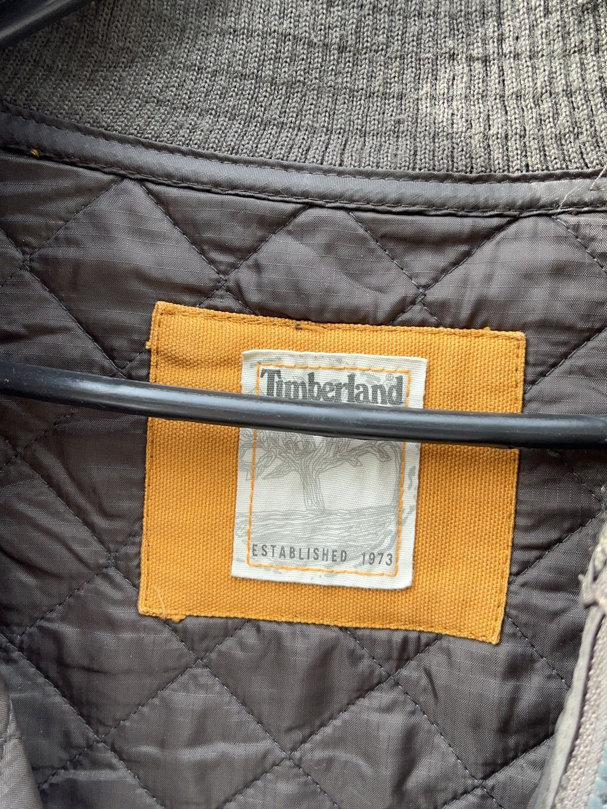 Timberland Vintage Timberland Quilted Bomber Jacket Military Style Size US XL / EU 56 / 4 - 6 Thumbnail