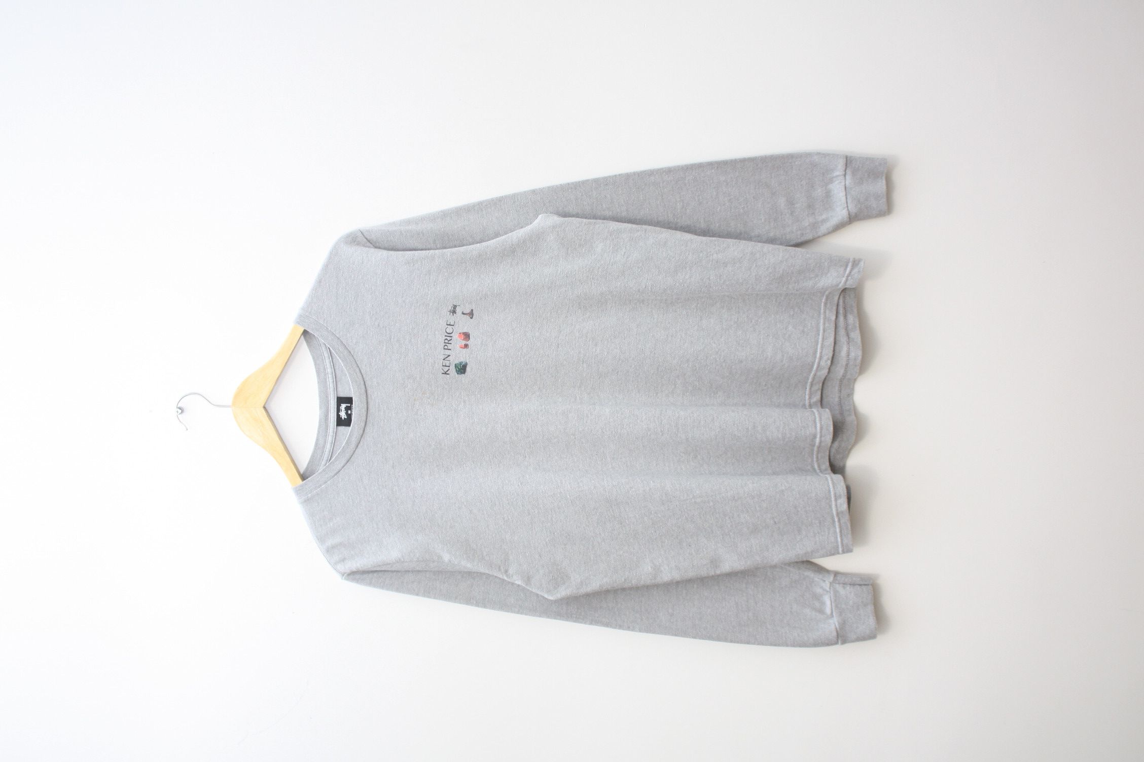 Stussy Stussy X Ken Price Grey Longsleeve T-Shirt Men's Medium Size US M / EU 48-50 / 2 - 2 Thumbnail