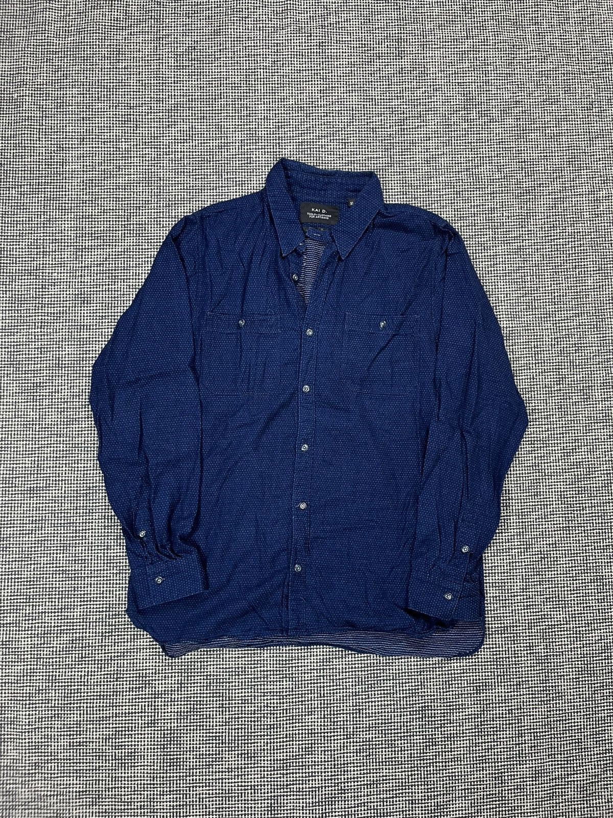 Designer × Japanese Brand × Kai D. Kai D. Artisanal made in Japan button up ls shirt Size US XL / EU 56 / 4 - 1 Thumbnail