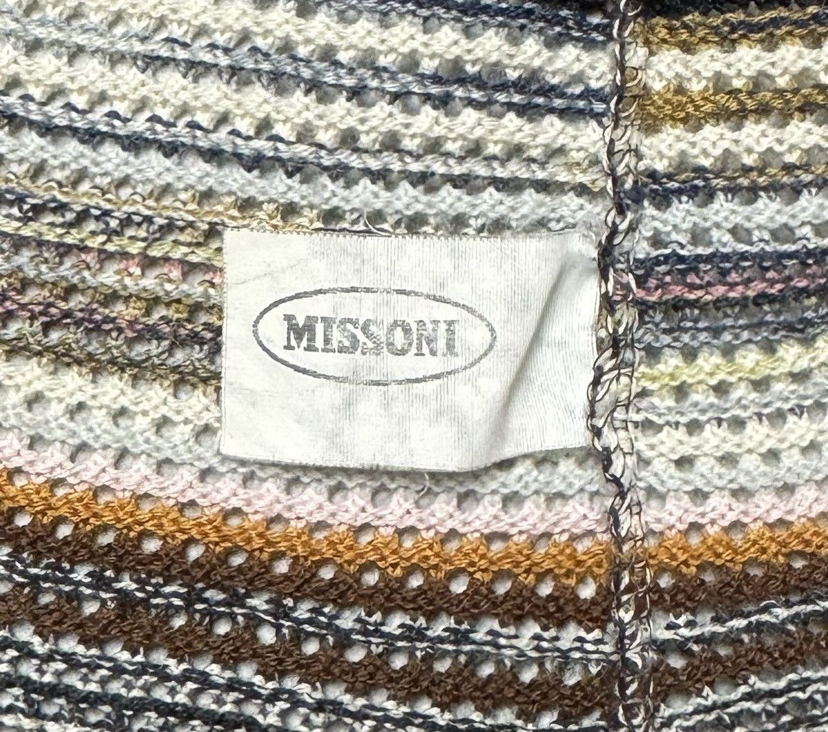 Missoni Missoni Multicolor Striped Wool Knit Sweater Size L / US 10 / IT 46 - 10 Thumbnail
