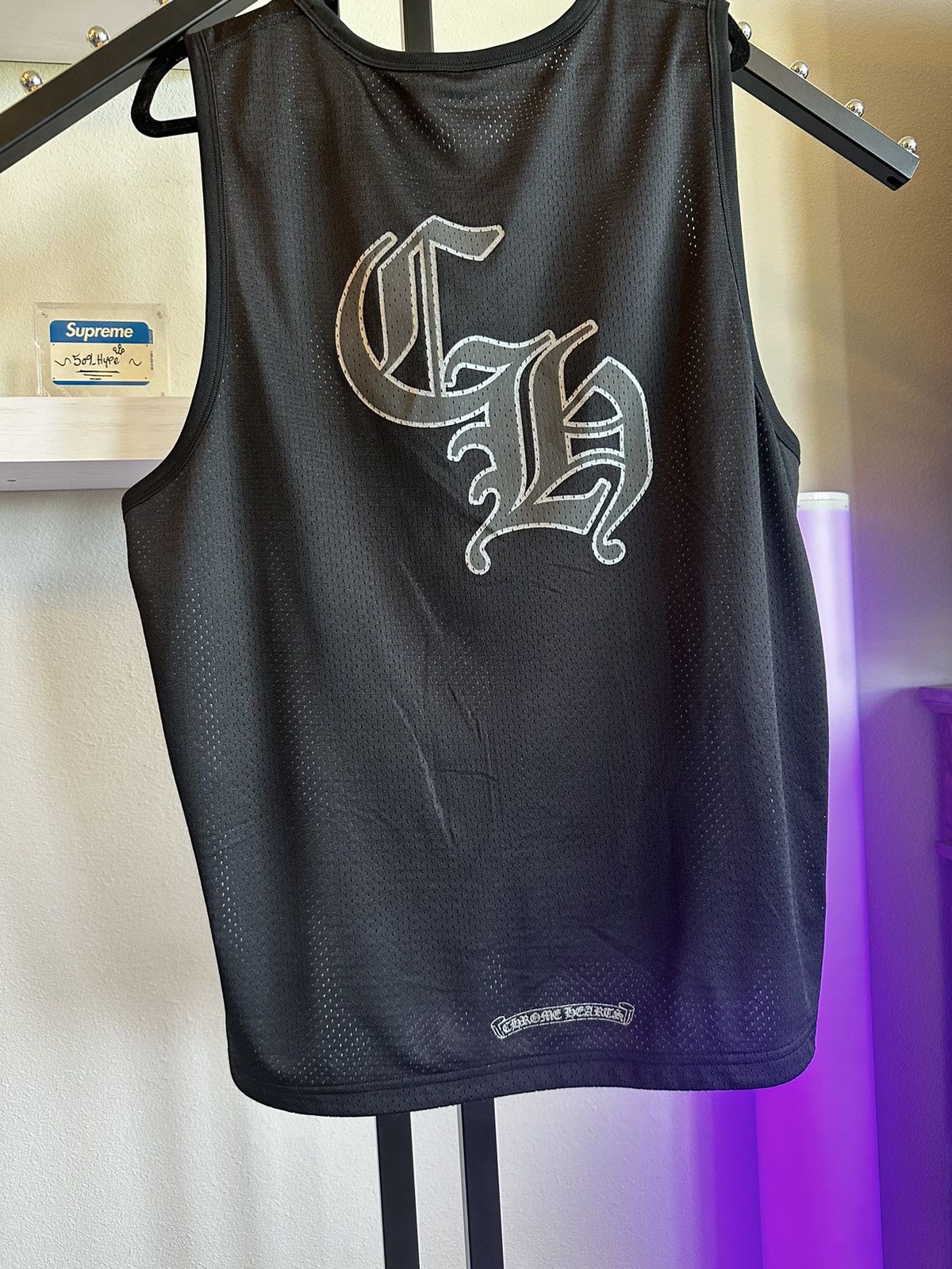 Chrome Hearts Chrome Hearts Reversible Sleeveless Mesh Jersey Size US L / EU 52-54 / 3 - 3 Thumbnail