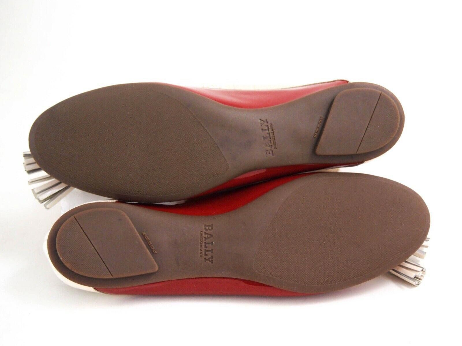 Bally Bally Grune Flats Red White Patent Leather EU 35 US 4.5 Size US 4.5 / IT 34.5 - 8 Thumbnail