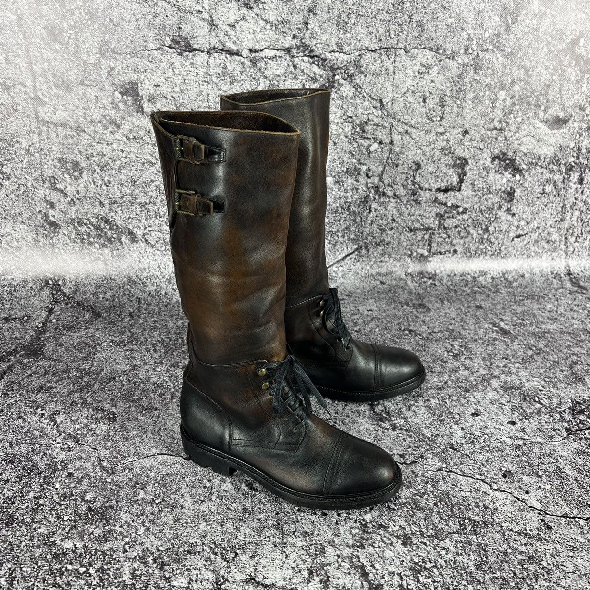 Belstaff Belstaff Banbridge Tall Riding Boots Leather Italy Size 37 Size US 7 / IT 37 - 1 Thumbnail