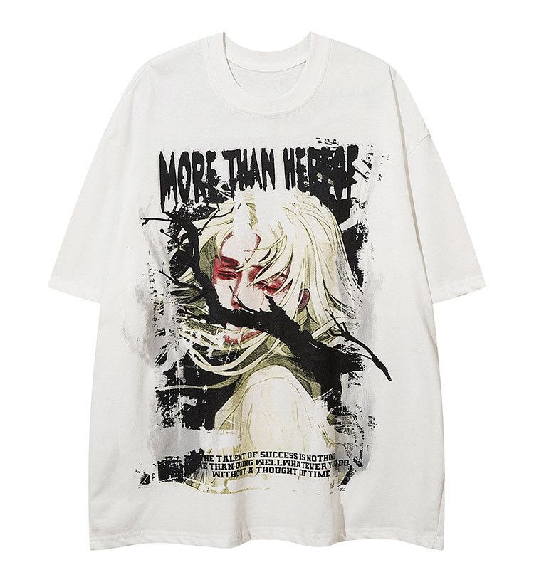 Japanese Brand × Vintage Loose T-Shirt Anime Cartoon (M) Size US M / EU 48-50 / 2 - 1 Thumbnail