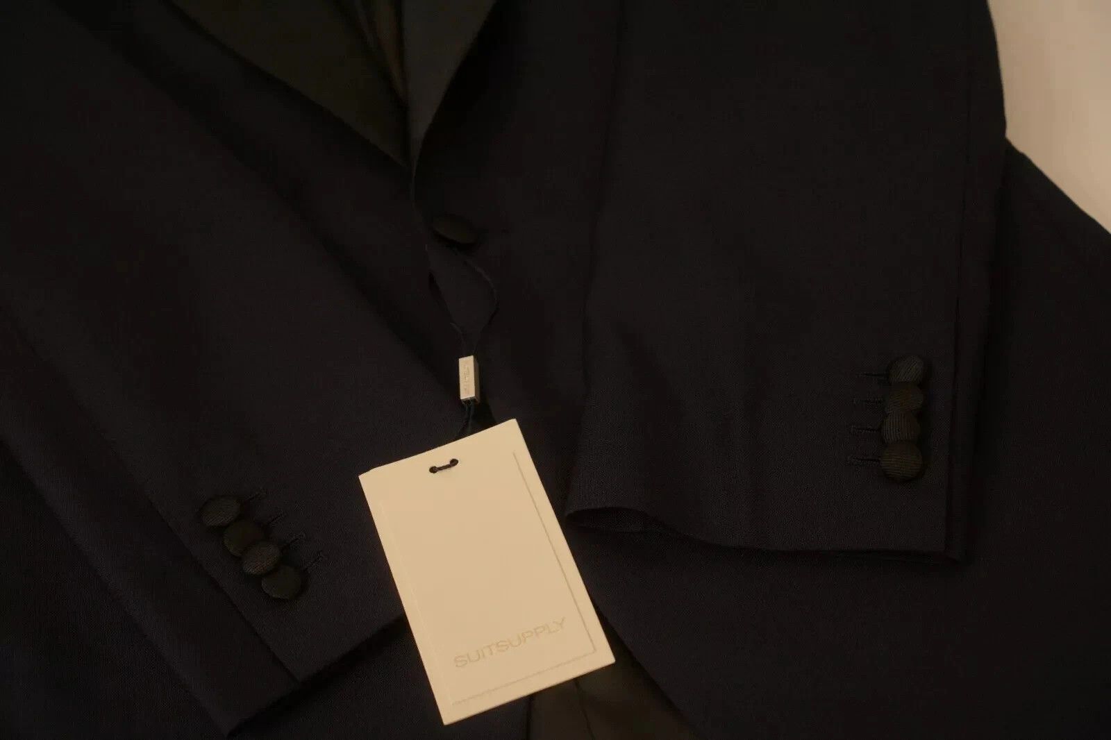 Suitsupply Men Suitsupply Suit Lazio Tuxedo Fully Lined Navy Blue US38 Size 38R - 5 Thumbnail