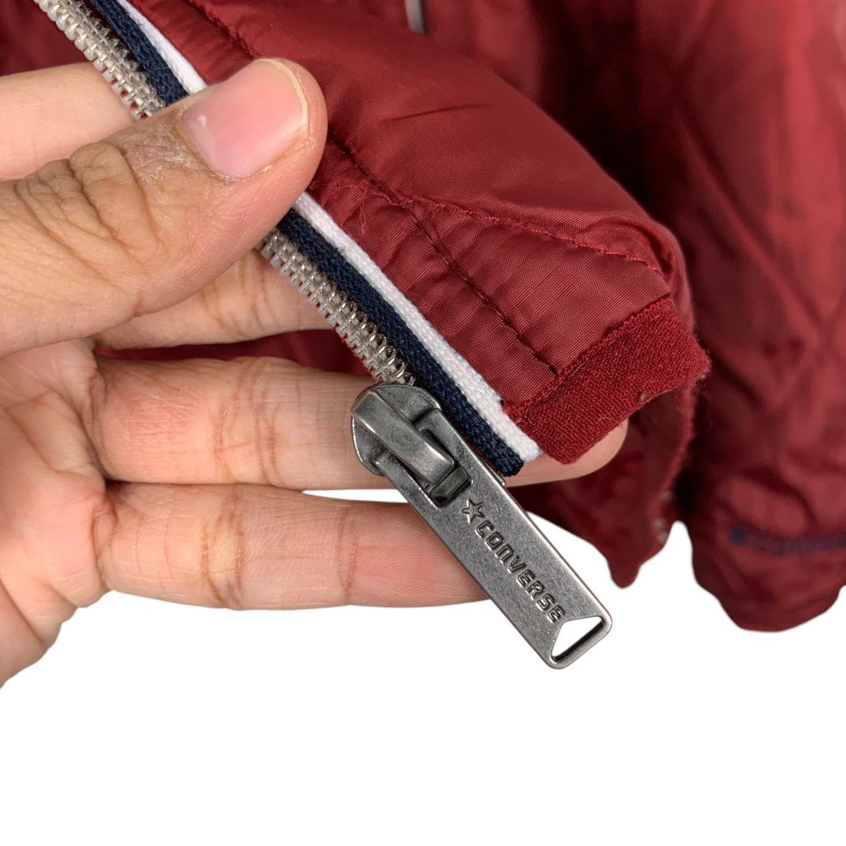 Converse CONVERSE Quilted Lightweight Puffer Hoodie Jacket #2350-C105 Size US XL / EU 56 / 4 - 15 Thumbnail