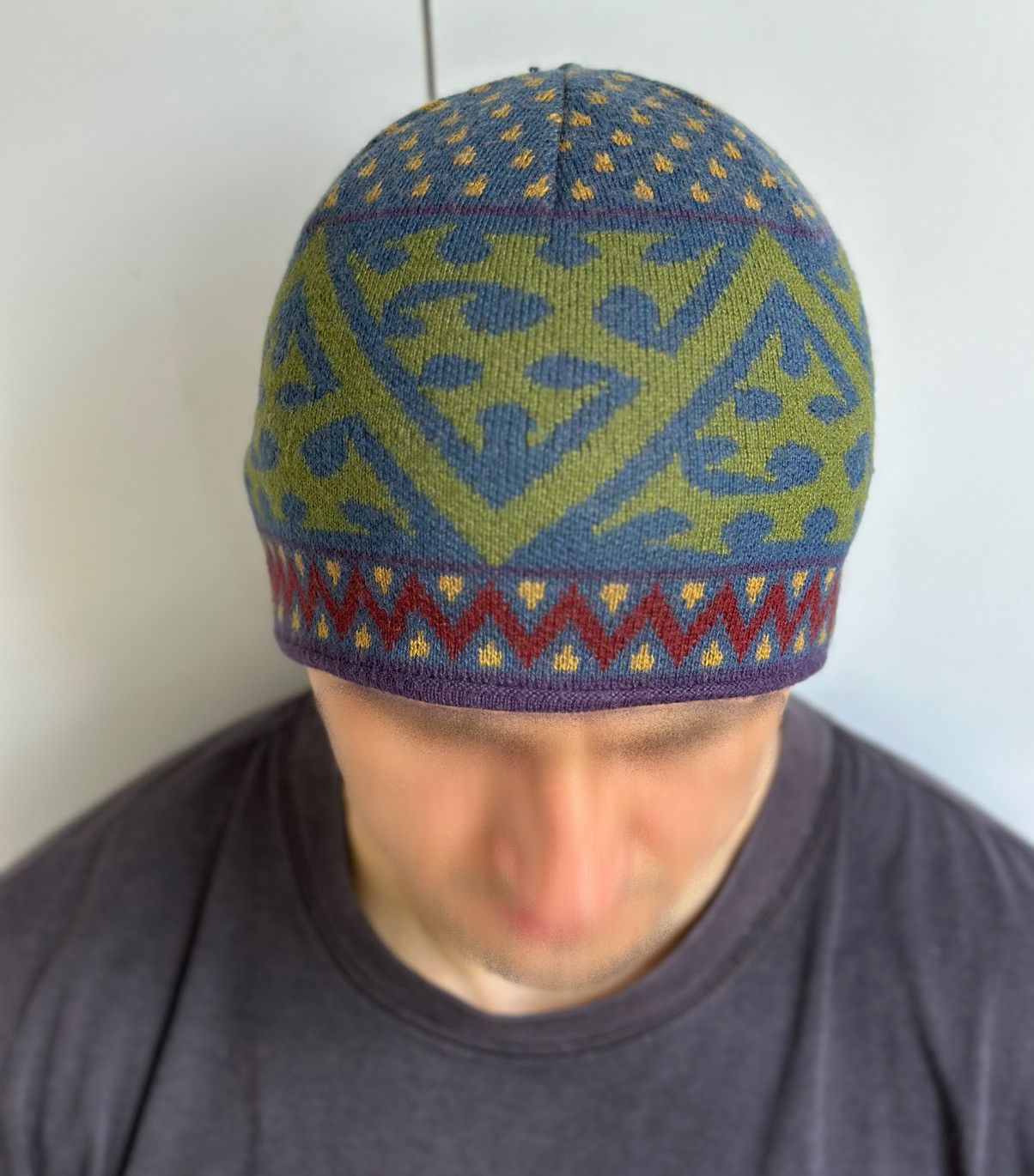 Patagonia Rare Patagonia Vintage Hat Wool Knit Multicolour Size One Size ONE SIZE - 2 Thumbnail
