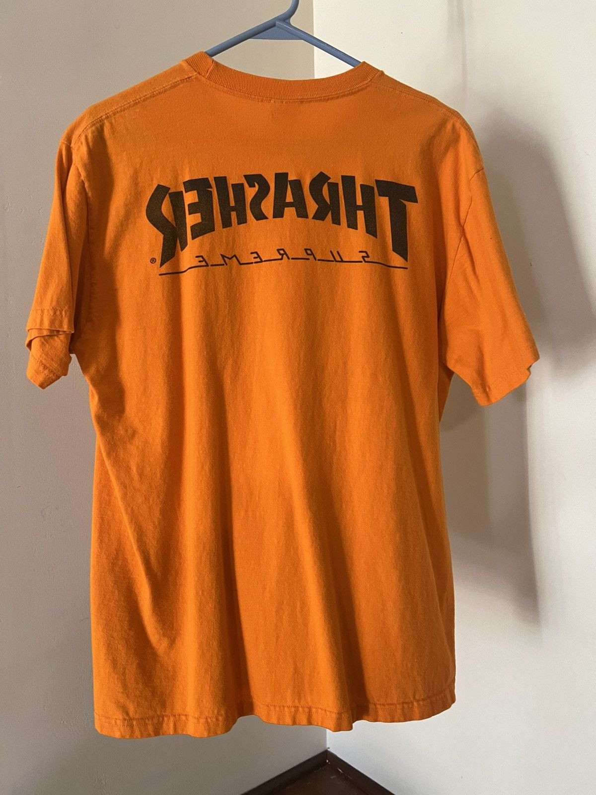 Supreme × Thrasher Supreme Thrasher Skyline Tee Orange Size US L / EU 52-54 / 3 - 3 Thumbnail