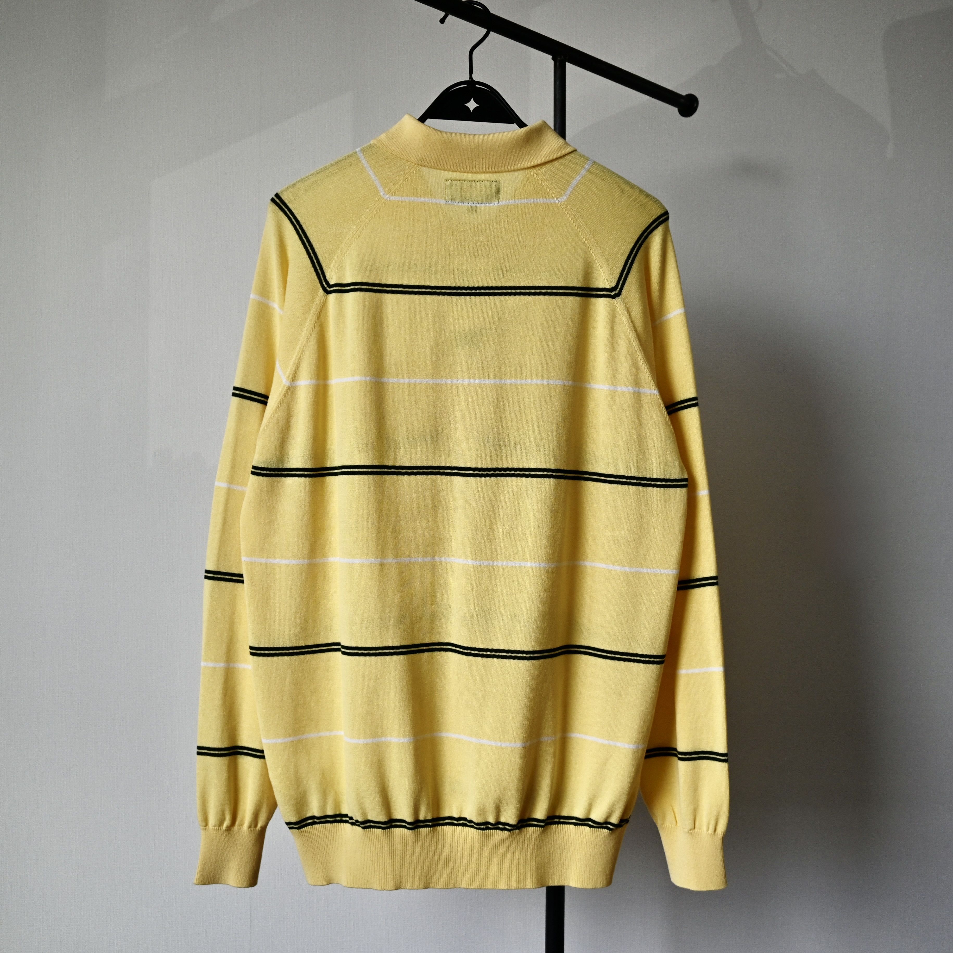 Beams Plus UNUSED, BEAMS Plus striped cotton knit polo Size US L / EU 52-54 / 3 - 5 Thumbnail