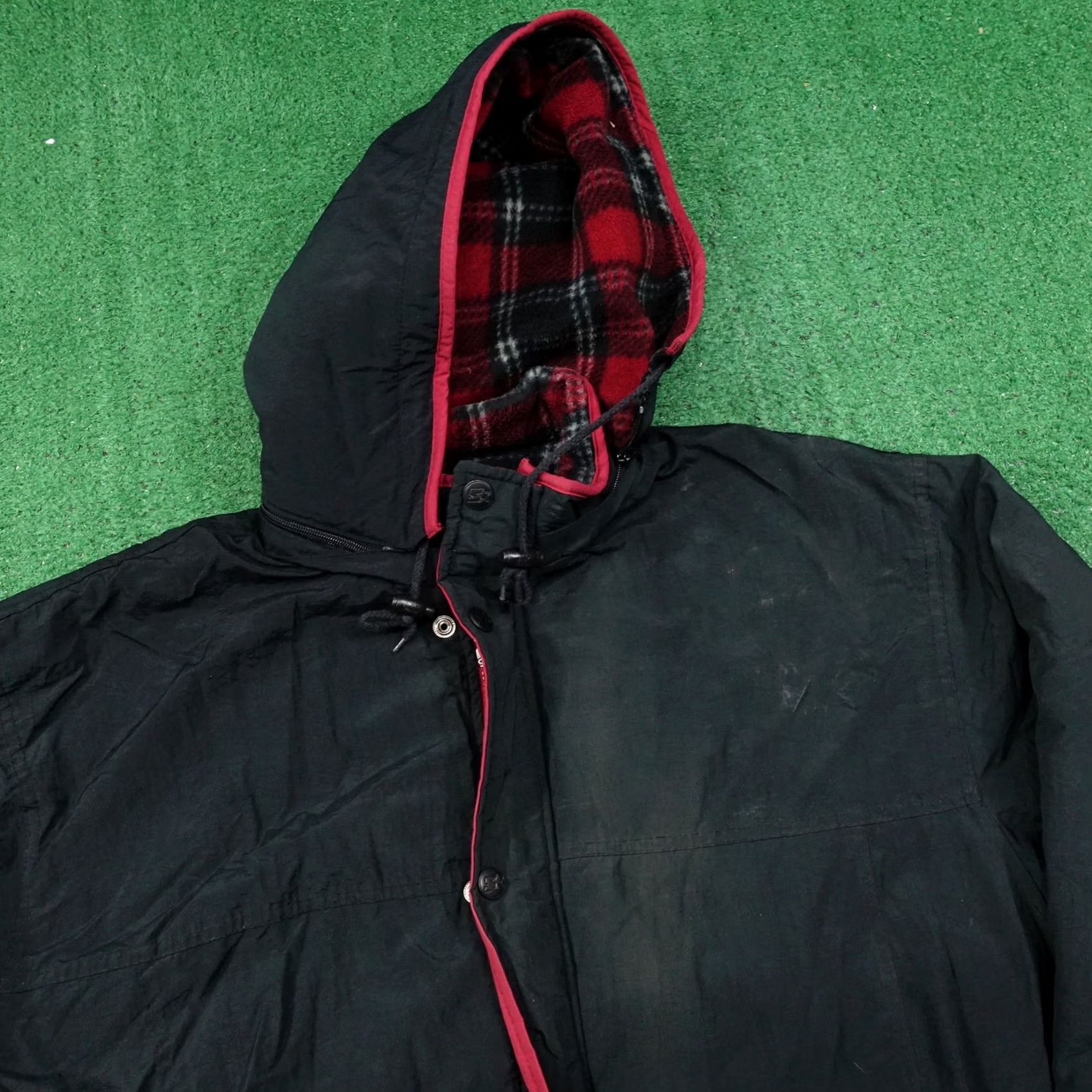 Starter VINTAGE STARTER BLACK HOODED PUFFER JACKET MENS SIZE M MEDIUM Size US M / EU 48-50 / 2 - 2 Thumbnail