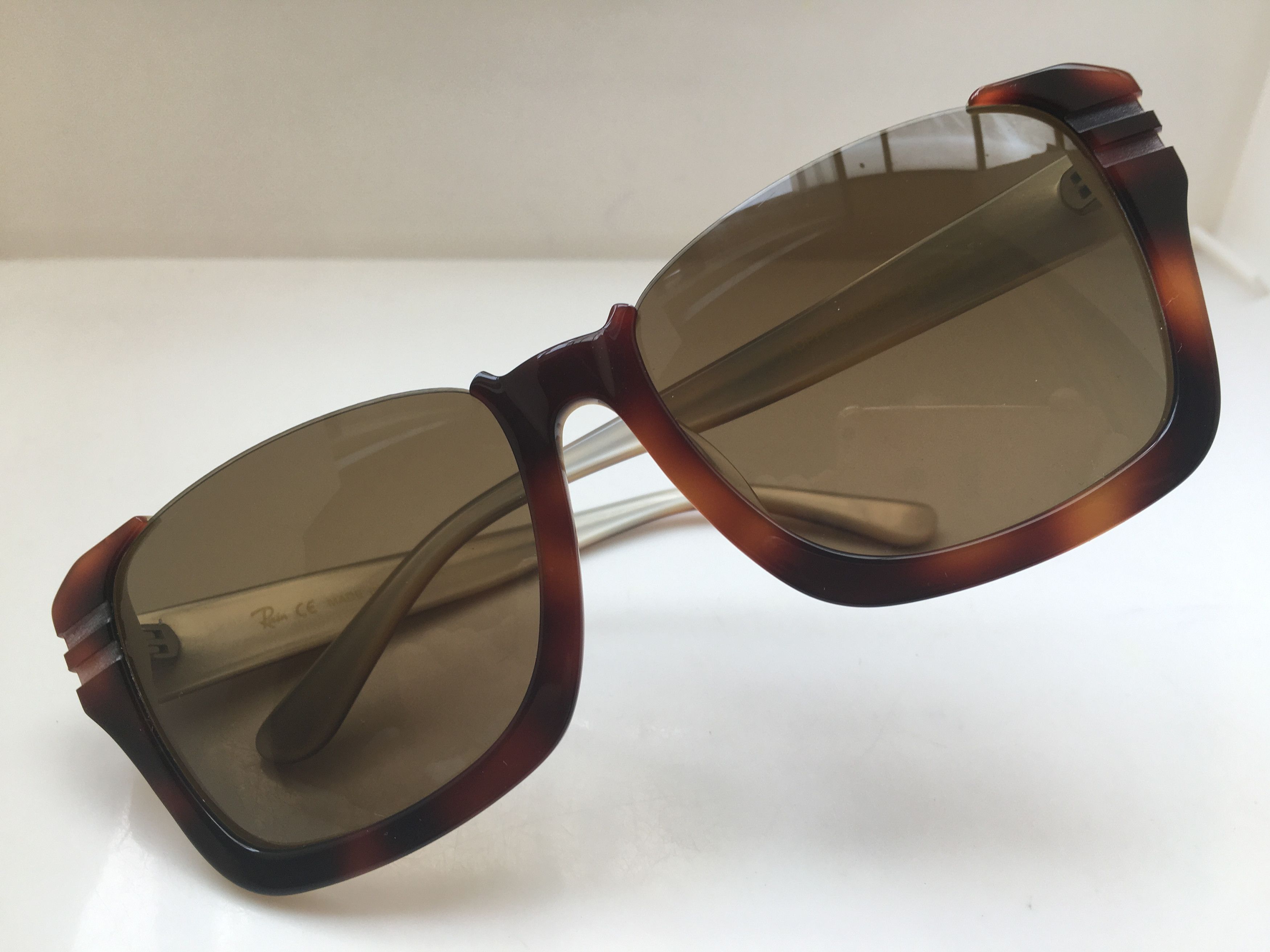 Other Rain Handmade Tortoise ROCKABILLY Oversize Sunglasses Size ONE SIZE - 5 Thumbnail