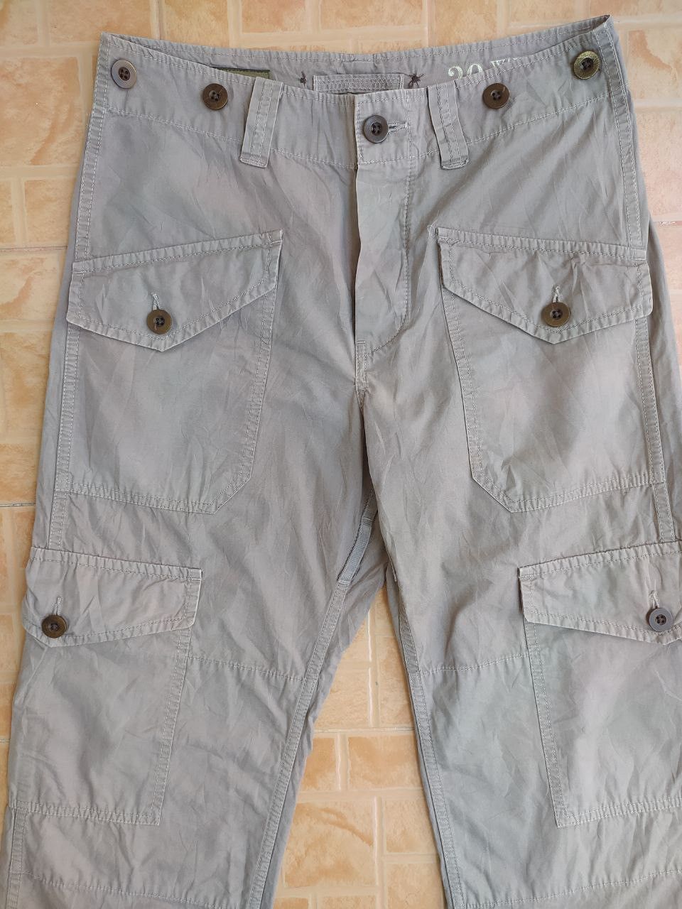 Nigel Cabourn NIGEL CABOURN GRAY CARGO PANTS TROUSERS SIZE 30 Size US 30 / EU 46 - 2 Thumbnail