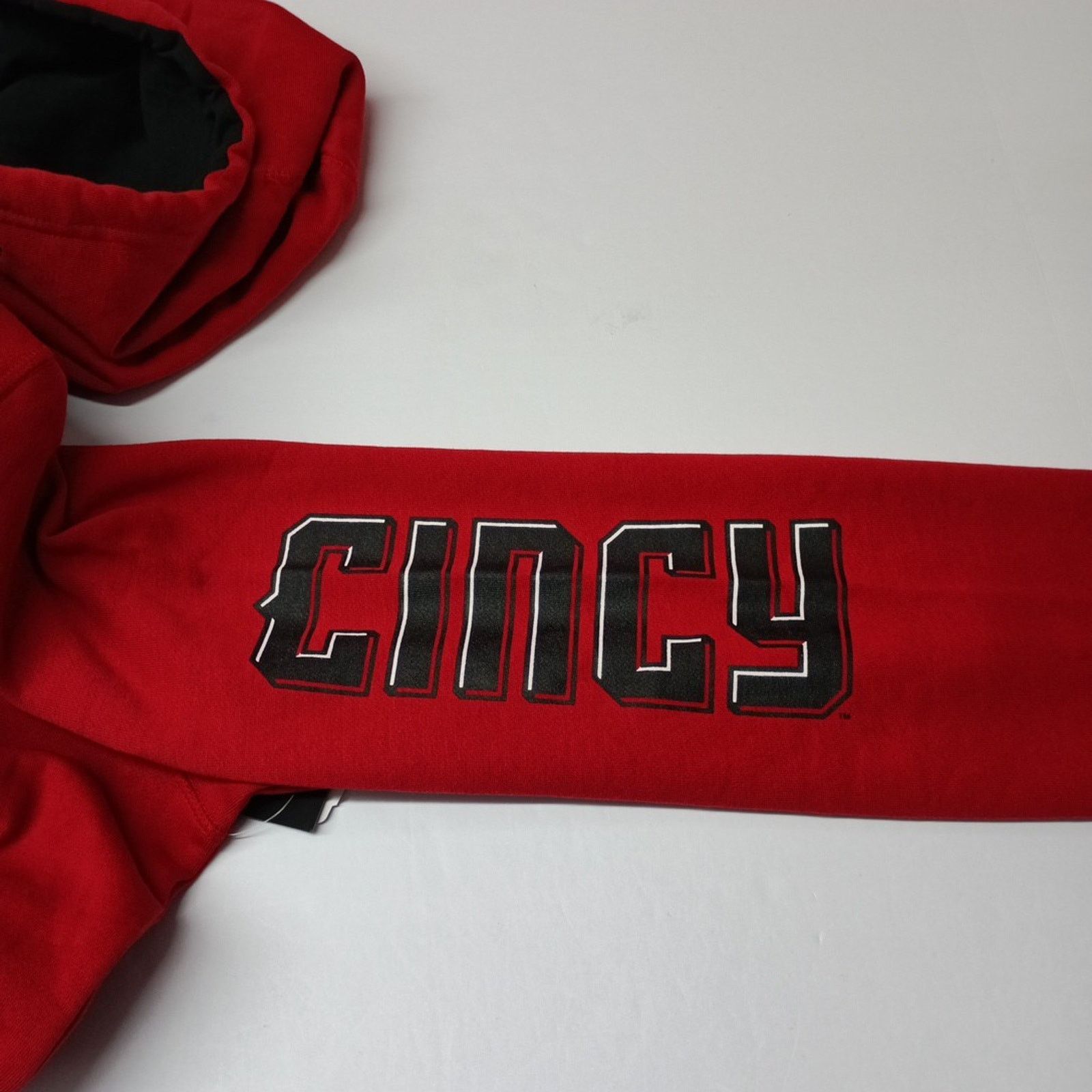 New Era MLB Men’s Cincinnati Reds Cincy Hoodie Size 2XL Red New Era Size US XXL / EU 58 / 5 - 9 Thumbnail