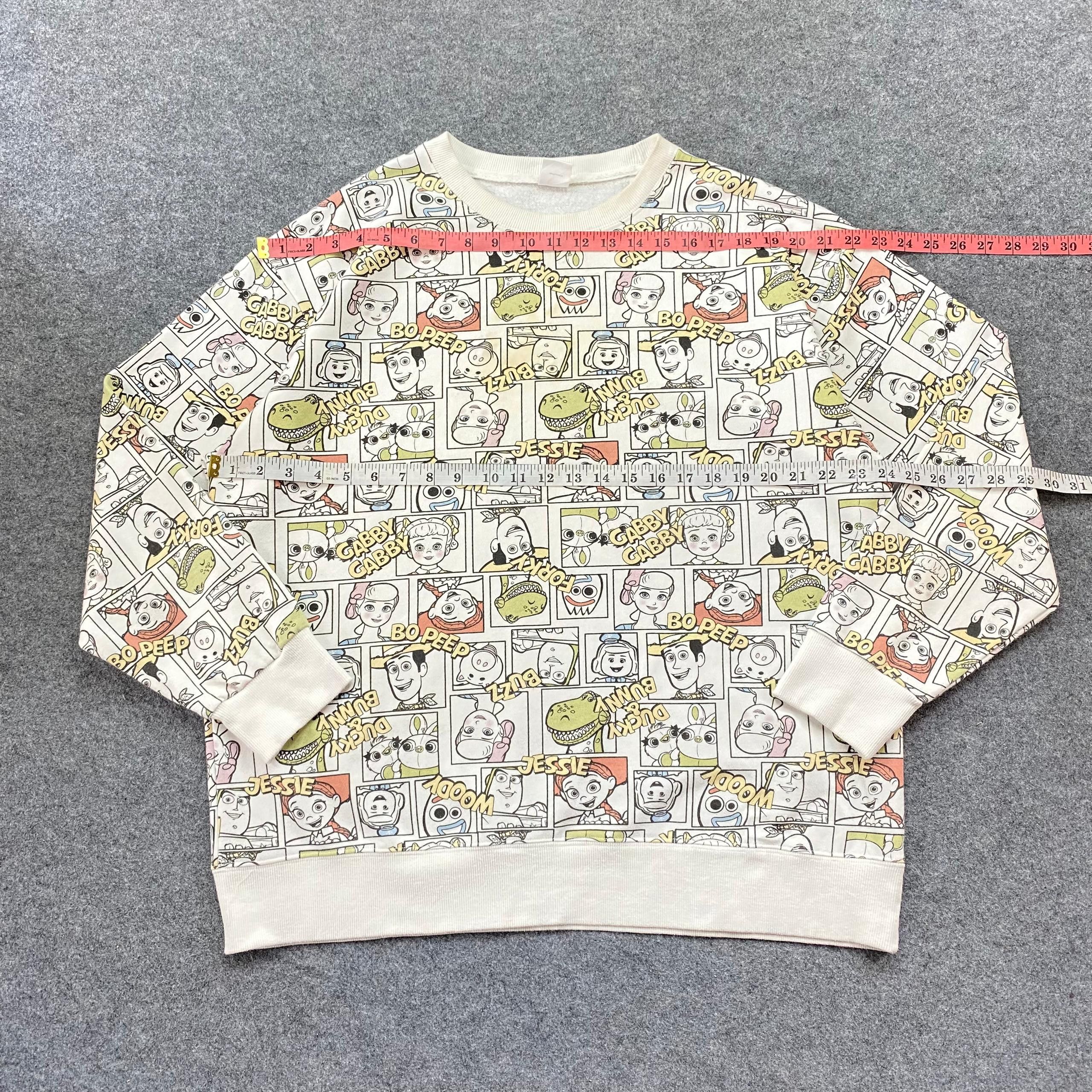 Disney Vintage Disney Pixer Overprint Sweatshirt Size US XL / EU 56 / 4 - 5 Thumbnail