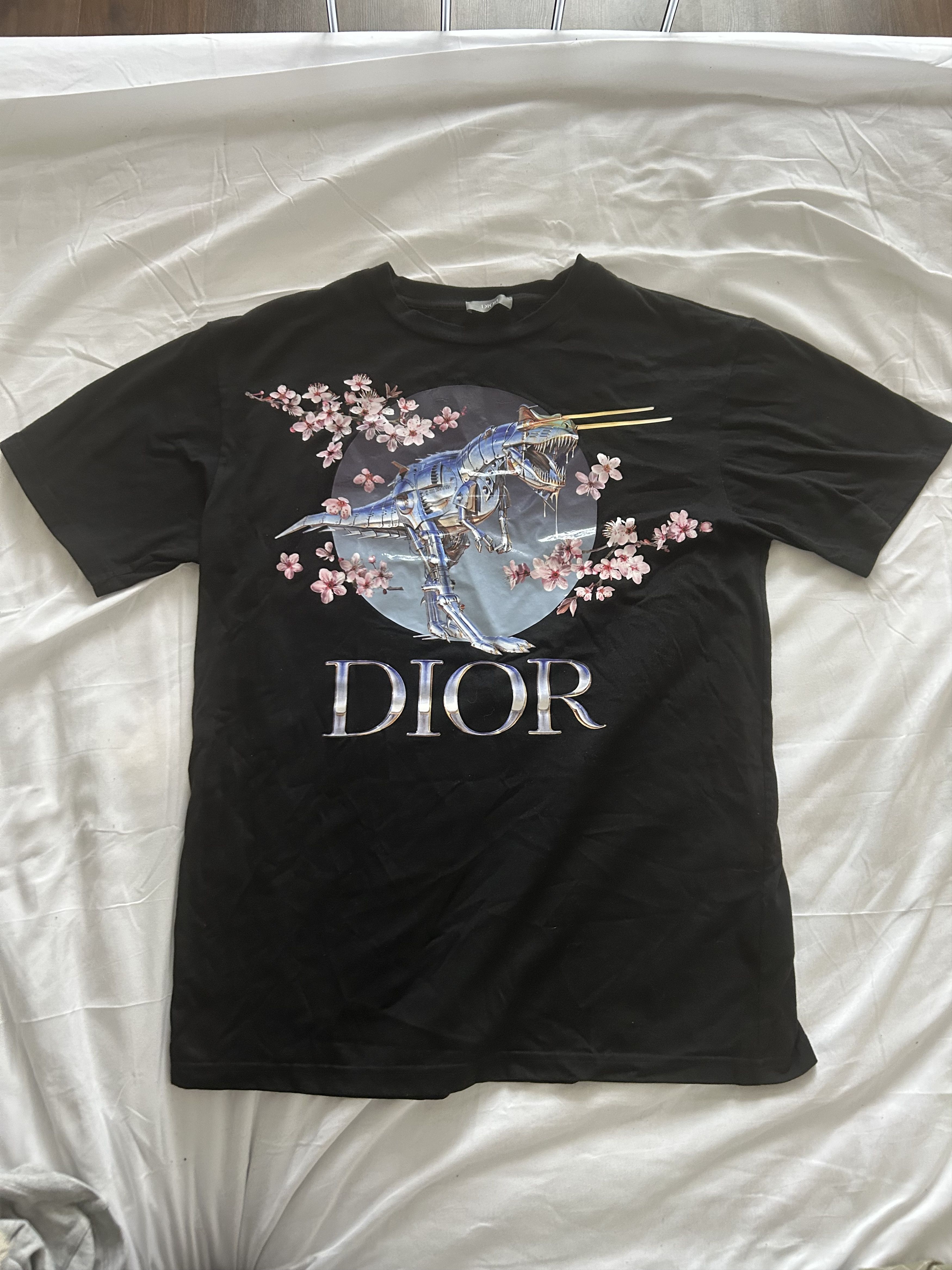 Dior Dior T Shirt Sorayama Dinosaur T Rex Shirt Grailed