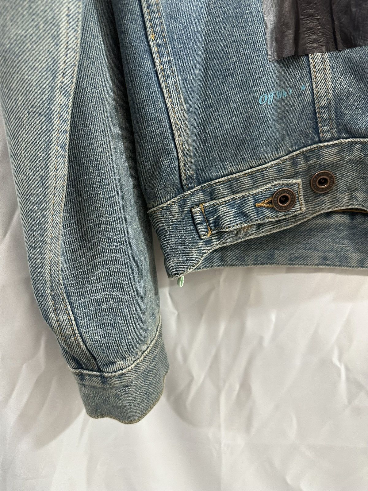 Off-White Off-White Denim Jacket Size US M / EU 48-50 / 2 - 13 Thumbnail