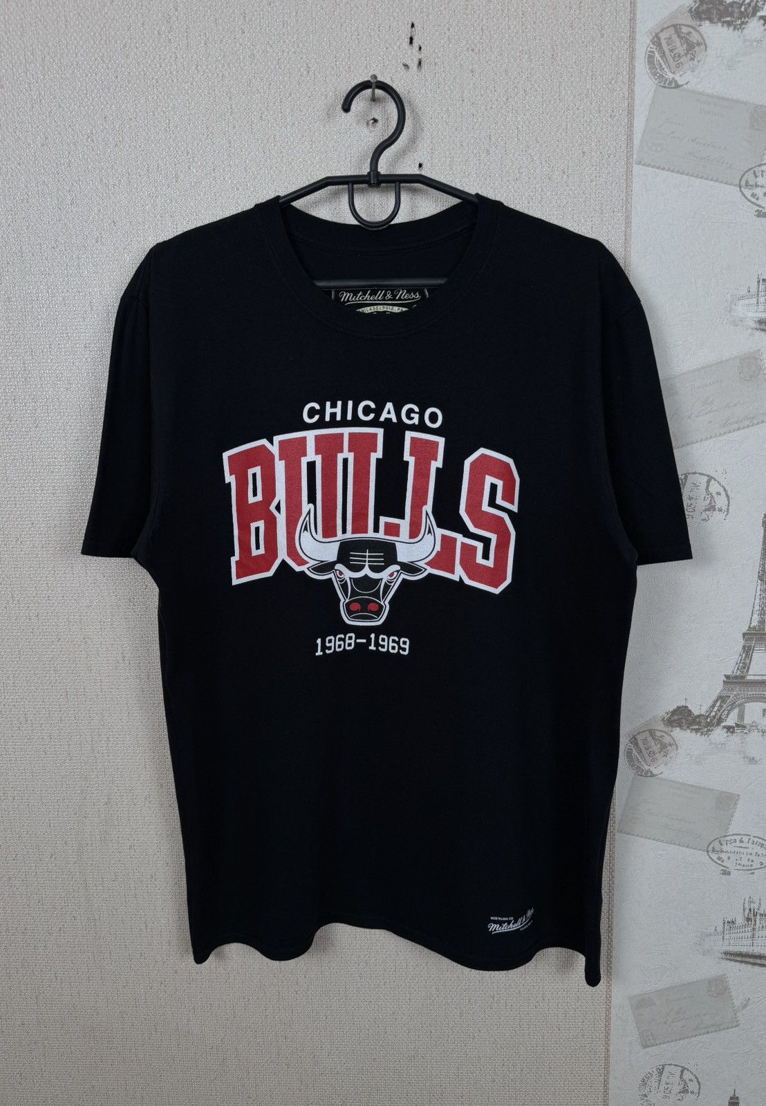Mitchell & Ness Chicago Bull T shirt Mitchel & Ness Basketball Black L Size US L / EU 52-54 / 3 - 1 Thumbnail