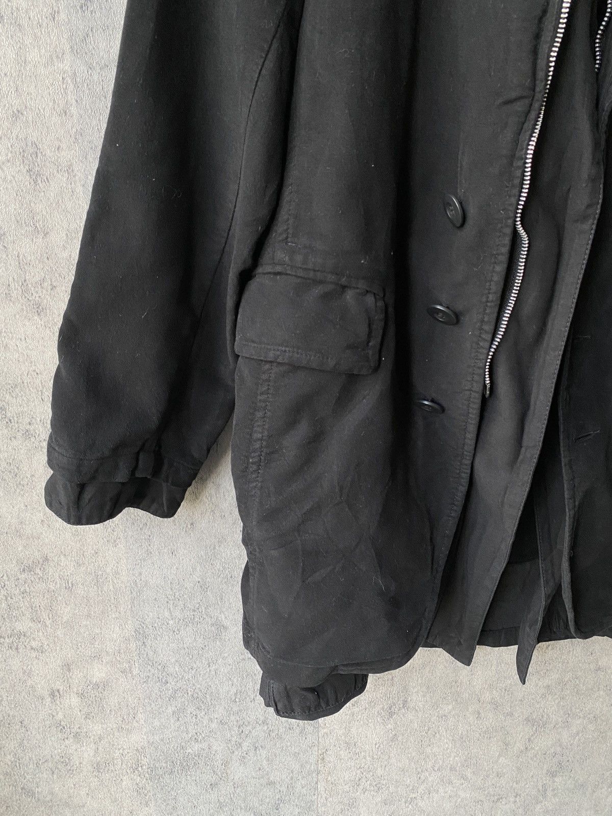 CABANE de ZUCCa Vintage Zucca Issey Miyake Double Layer Hoodie Jacket Size US S / EU 44-46 / 1 - 7 Thumbnail