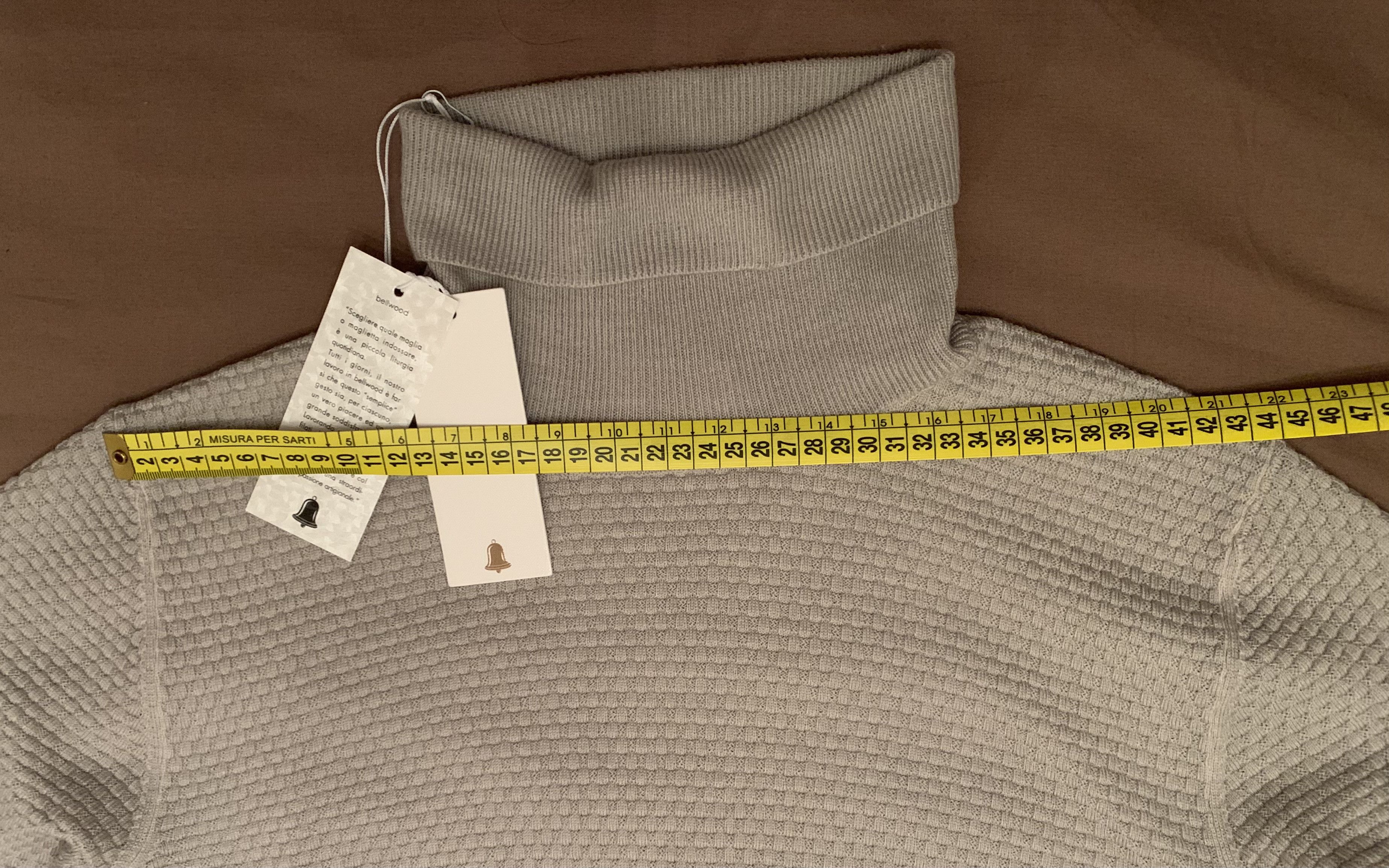 Bellwood Bellwood Men's Sweater, 100% Virgin Wool (retail €250) Size US M / EU 48-50 / 2 - 6 Thumbnail