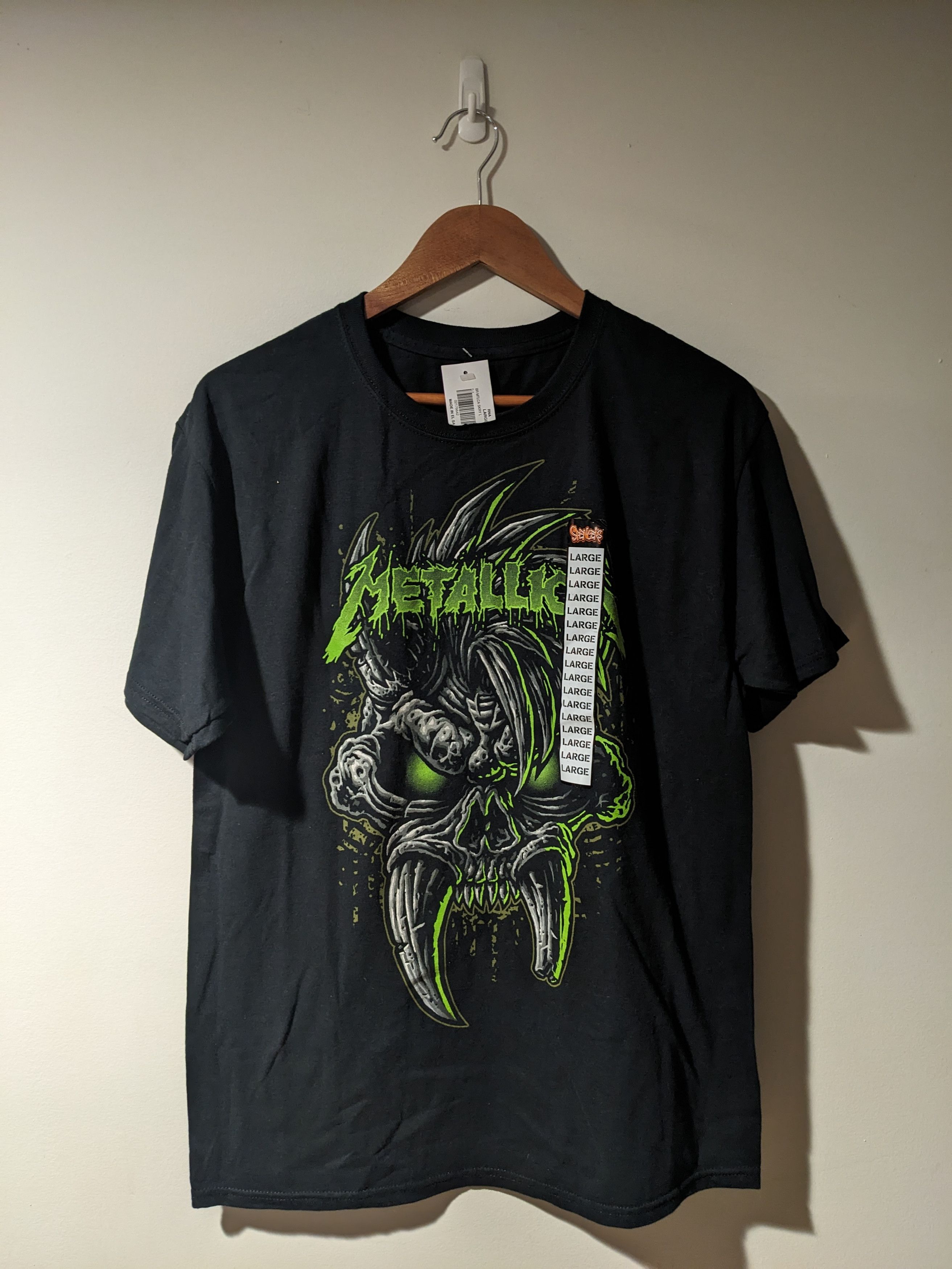 Band Tees × Metallica Vintage 2010's Metallica Skull Metal Band Medium T-Shirt Size US M / EU 48-50 / 2 - 1 Thumbnail