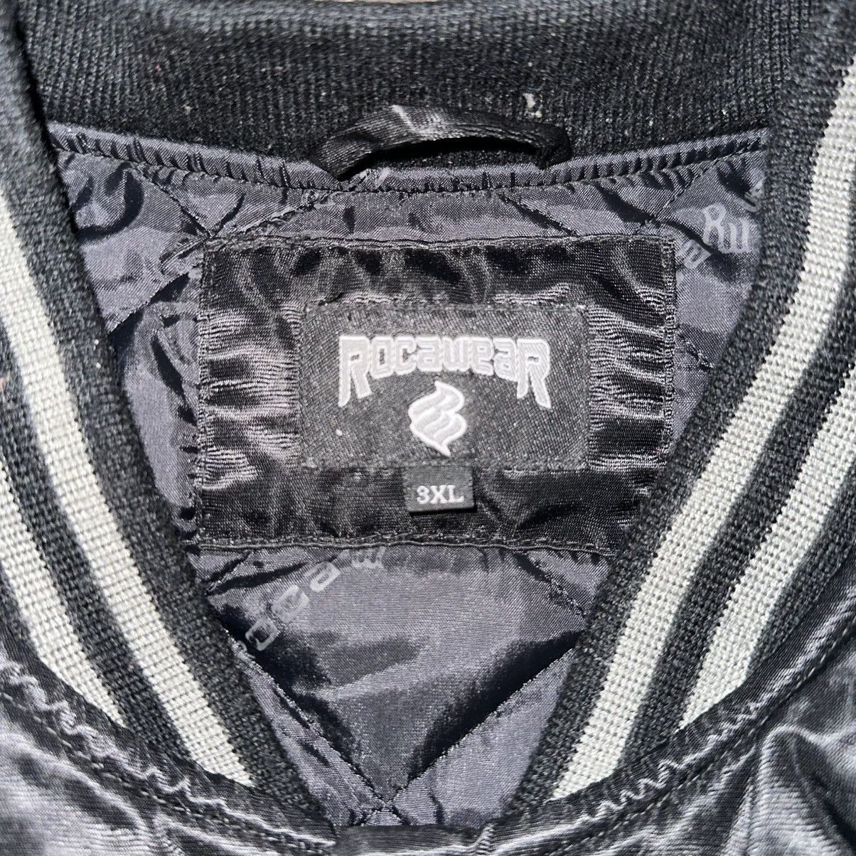 Rocawear SE 1999 Satin Dual Tone insulated Spellout Bomber jacket y2k Size US XXL / EU 58 / 5 - 6 Thumbnail