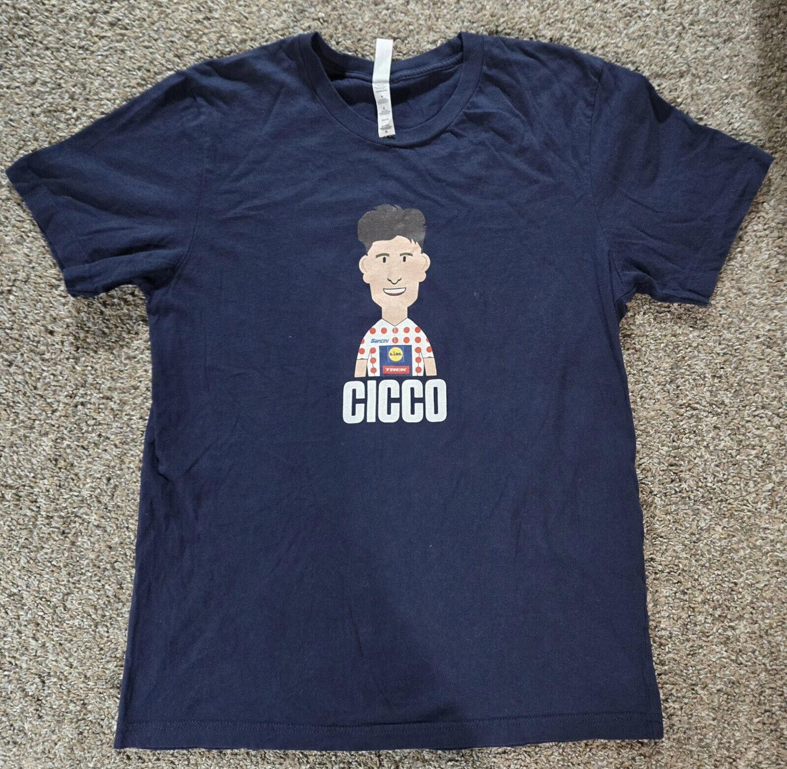 Designer Bontrager TREK SRAM "Cicco" Italian Bicyclist Tshirt Sz Med Size US M / EU 48-50 / 2 - 1 Thumbnail