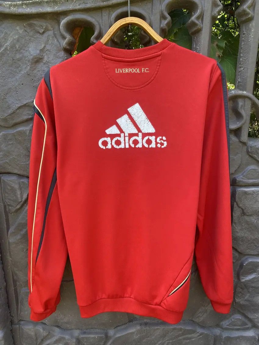 Adidas × Vintage Vintage Adidas Liverpool 2009/2010 Jumper Sweatshirt Size US M / EU 48-50 / 2 - 8 Thumbnail