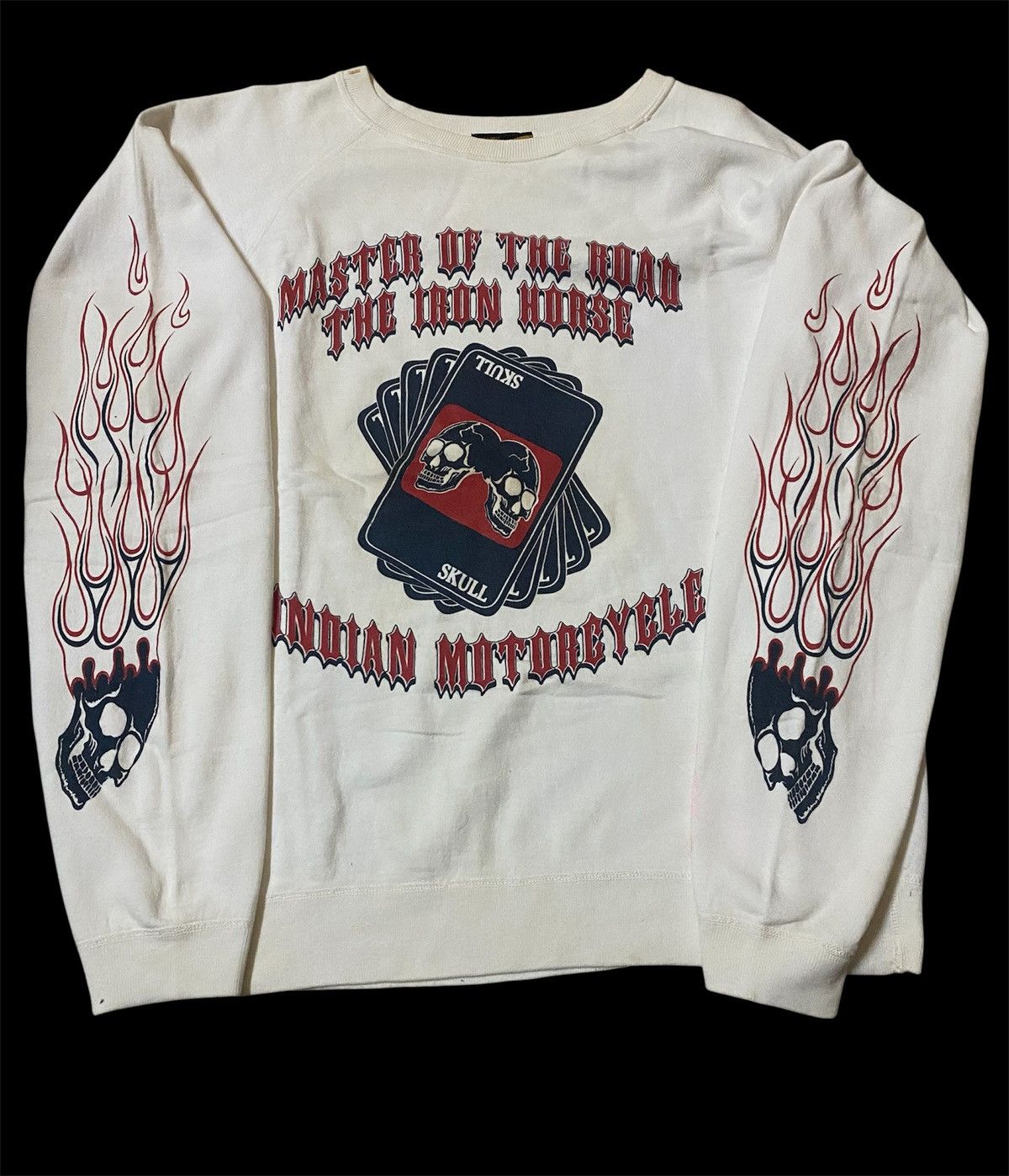 Toyo Enterprises Indian Motorcycle By Toyo Enterprise Double Skulls Card Logo Size US M / EU 48-50 / 2 - 2 Thumbnail