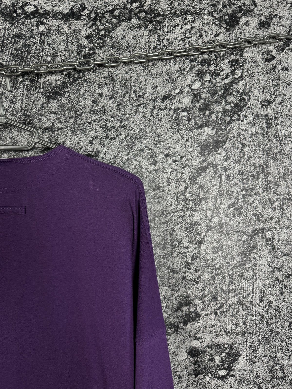 Adidas Adidas Vintage 90s Henley Purple Shirt Balloon Sleeve Size L Size US L / EU 52-54 / 3 - 15 Thumbnail