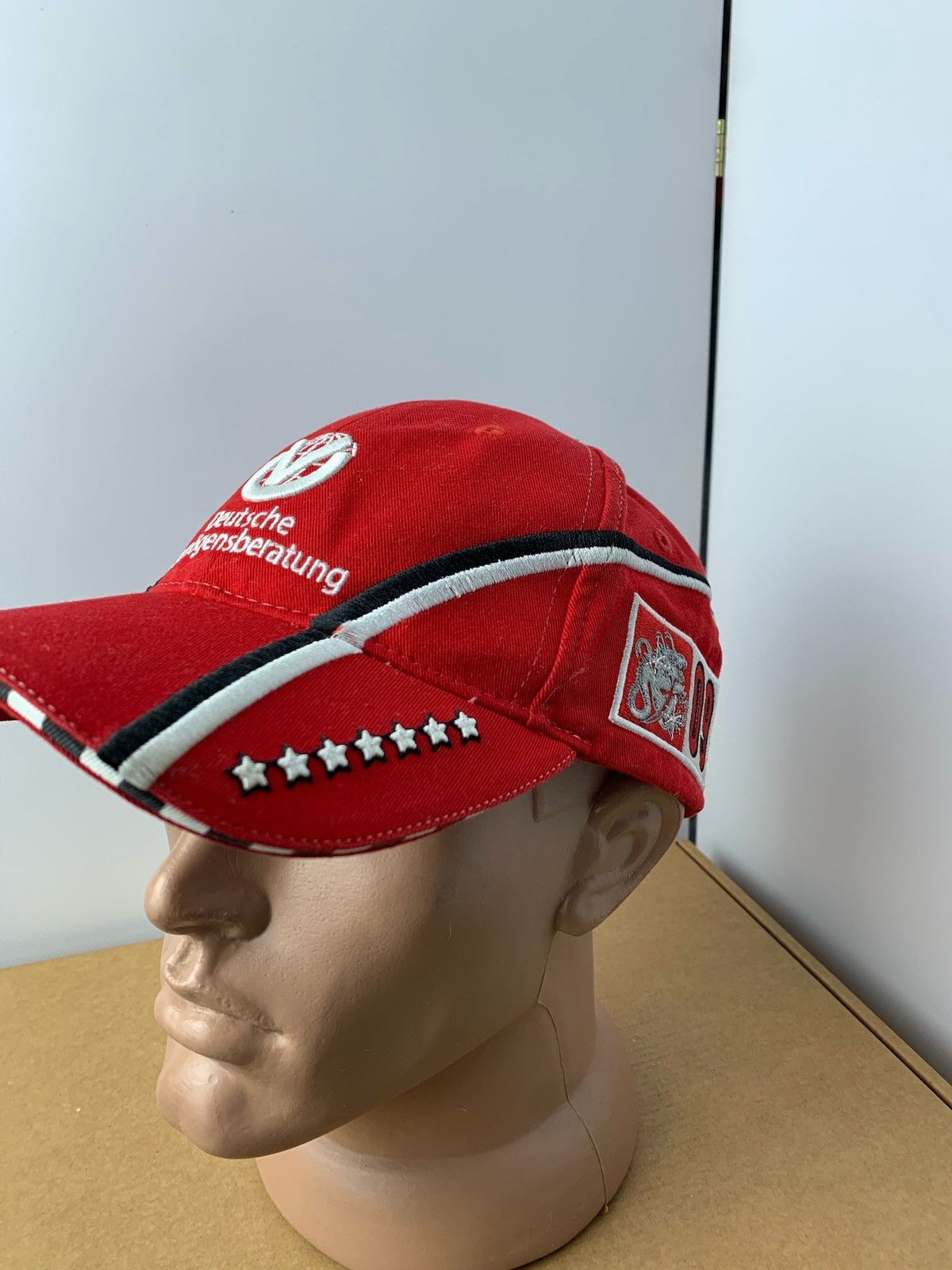 Ferrari × Vintage Vintage Ferrari racing cap logo red Michael Schumacher Size ONE SIZE - 2 Thumbnail