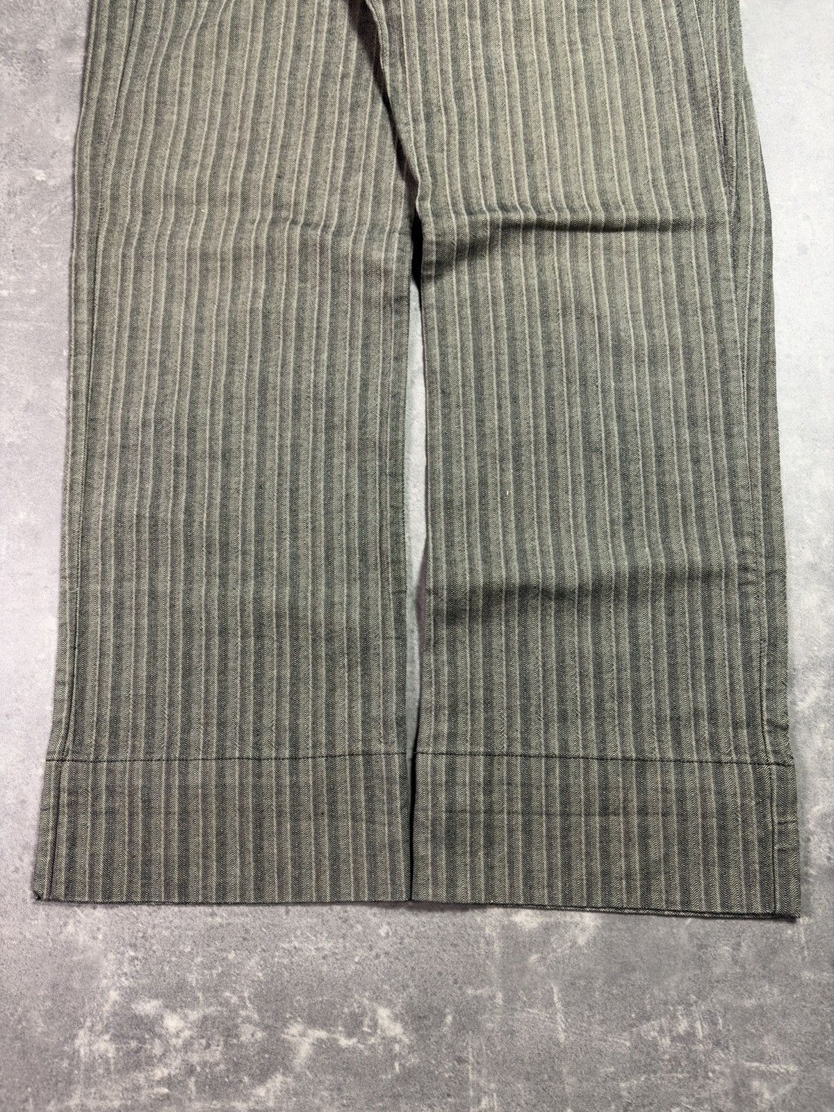 Marithe + Francois Girbaud 00s Marithe + Francois Girbaud Striped Wide Leg Pants 32 34 Size US 32 / EU 48 - 4 Thumbnail