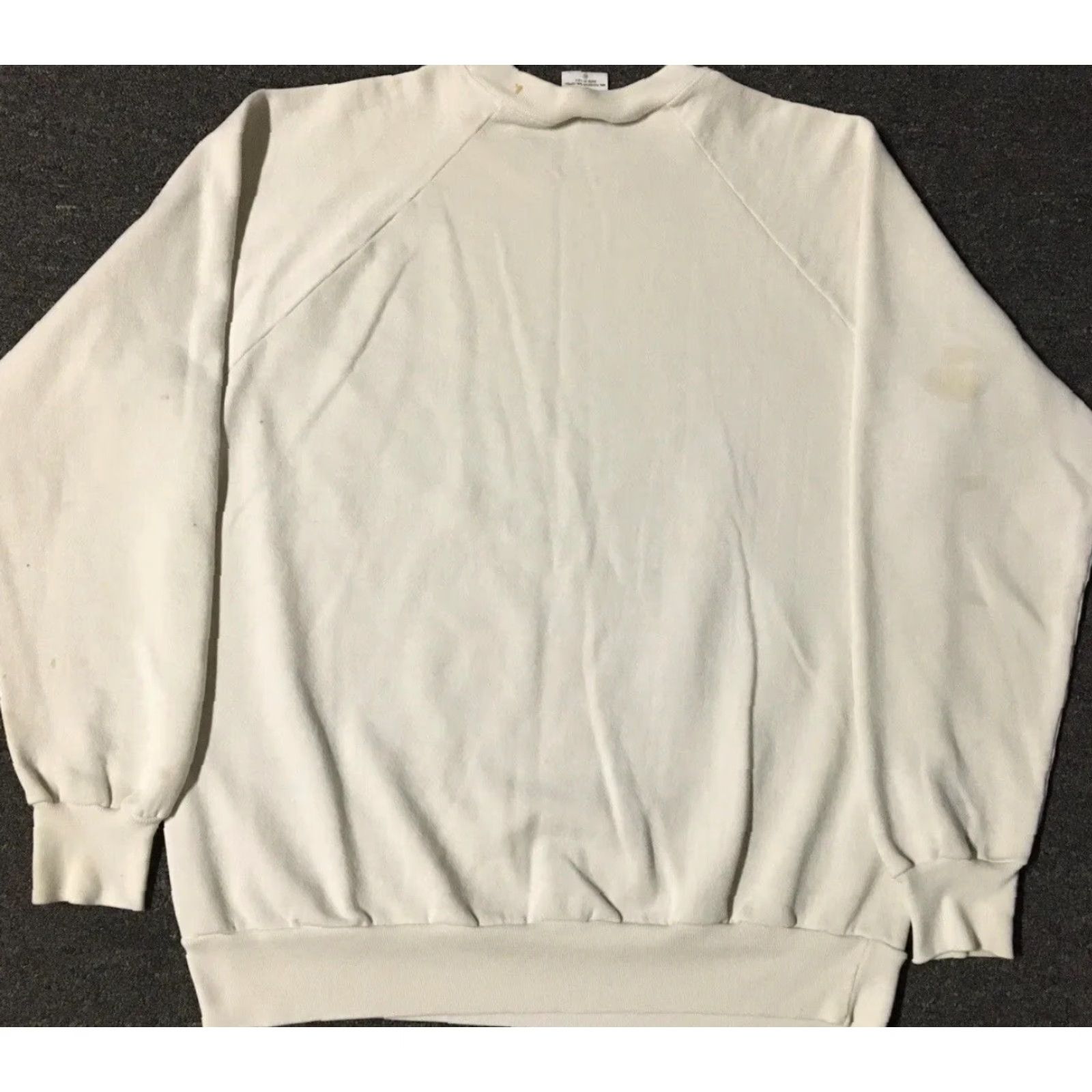 Hard Rock Cafe VINTAGE Hard Rock Cafe San Francisco Hoodie L White 80s Distressed Grunge Mens Size US L / EU 52-54 / 3 - 6 Thumbnail