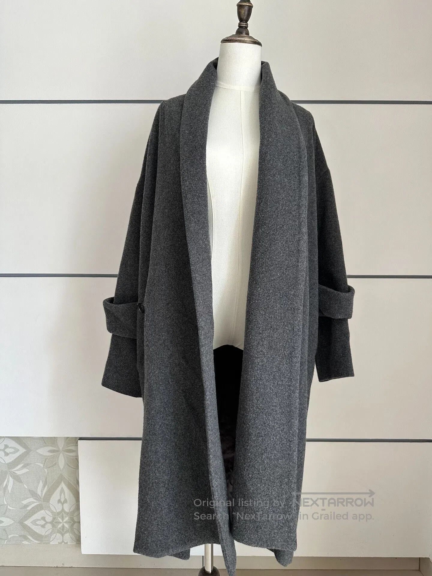 Hussein Chalayan Oversized Wool Coat by Hussein Chalayan. Size S / US 4 / IT 40 - 2 Thumbnail