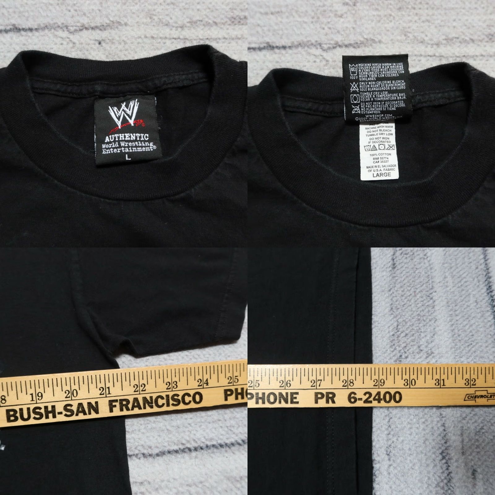 Vintage VINTAGE WWE John Cena The Champ is Here Shirt Mens Large Black WWE Shirt 2007 Size US L / EU 52-54 / 3 - 8 Thumbnail