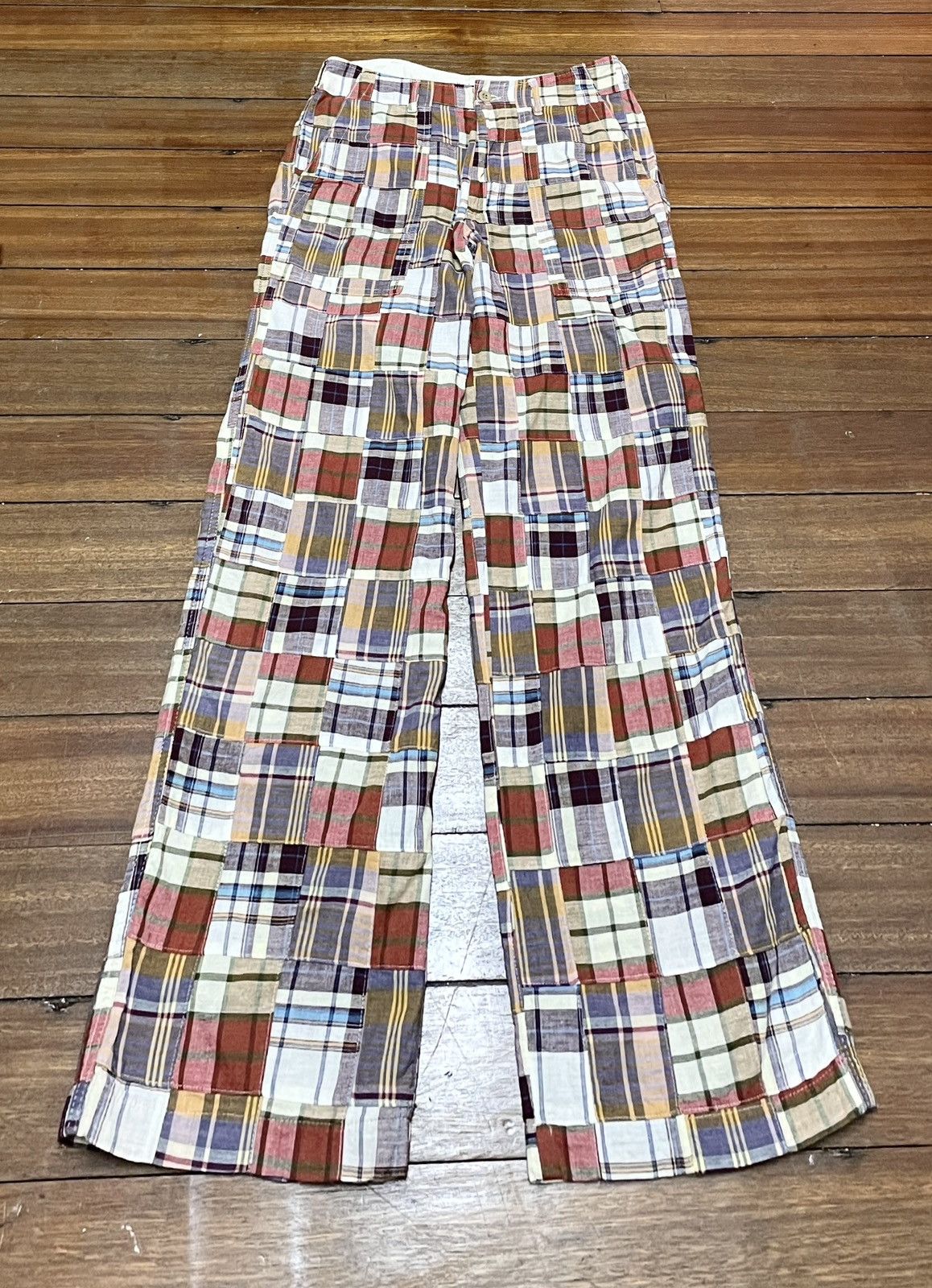 Japanese Brand × Vintage Very Rare Vintage Japanese Brand M.1.6 Patchwork Pants 1990s Size US 30 / EU 46 - 1 Thumbnail