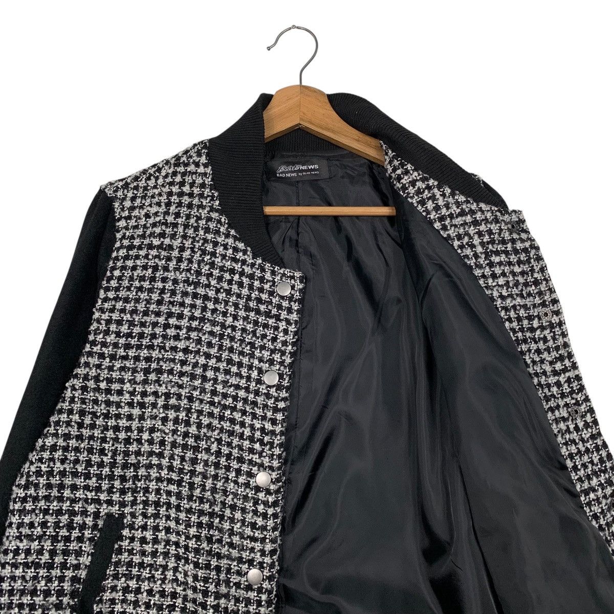 Japanese Brand Japanese Brand Bad News Houndstooth Bomber Size US M / EU 48-50 / 2 - 10 Thumbnail