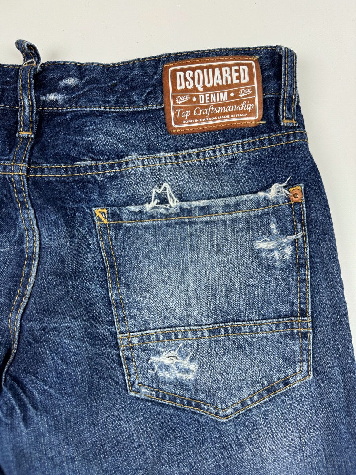 Dsquared2 Dsquared2 Anchor Distressed Jeans Made in Italy Size US 32 / EU 48 - 14 Thumbnail