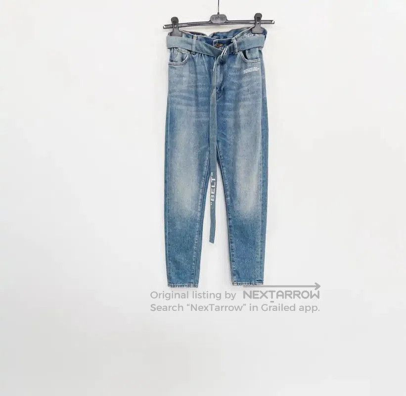 Off-White Off-White Light Blue Denim Casual Pants . Size US 27 - 1 Thumbnail