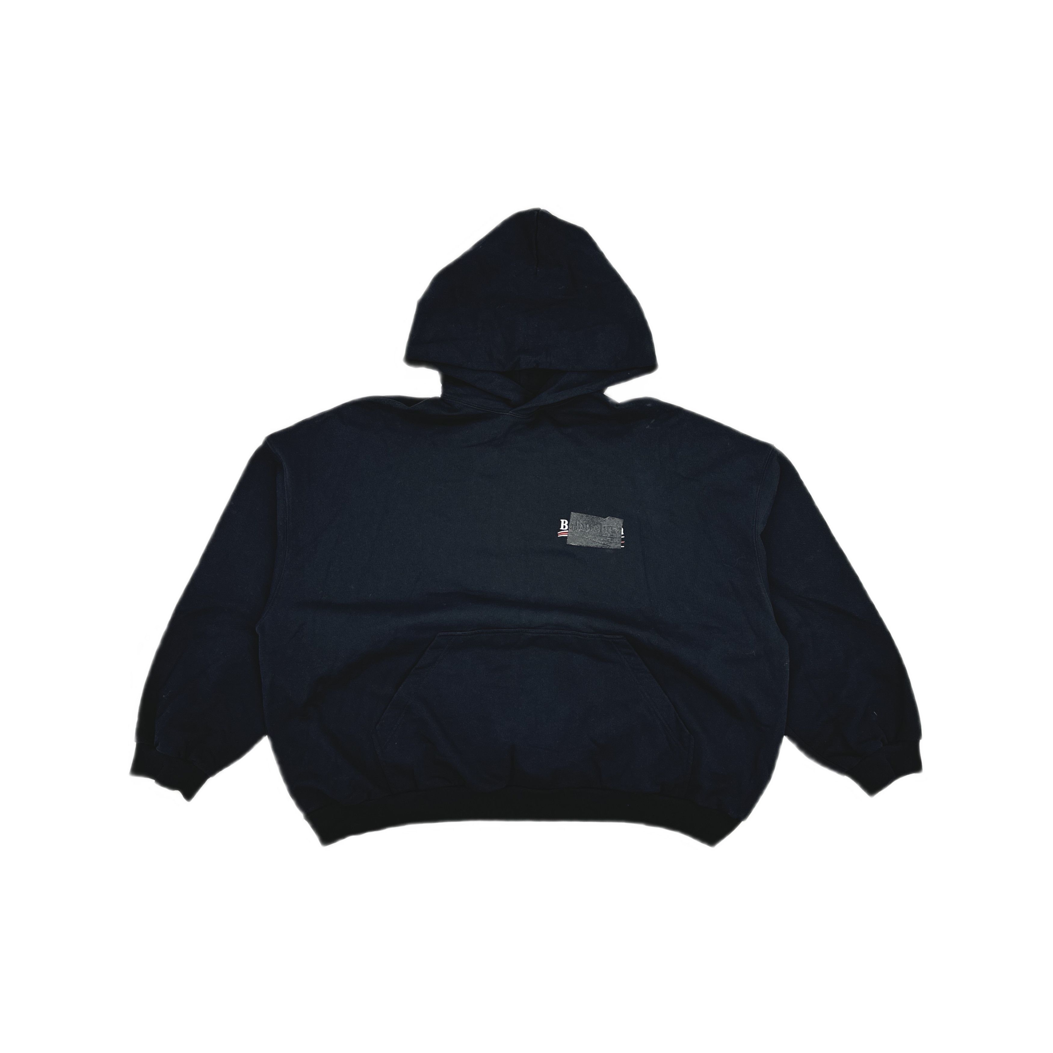 Balenciaga × Kanye West × Yeezy Donda 2 Match Hoodie Black Size