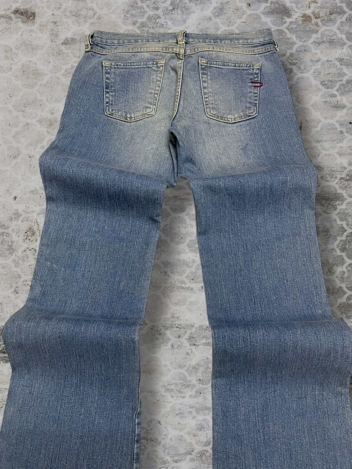Diesel Vintage Authentic Designer Diesel Flared Blue Denim Size US 28 / EU 44 - 12 Thumbnail
