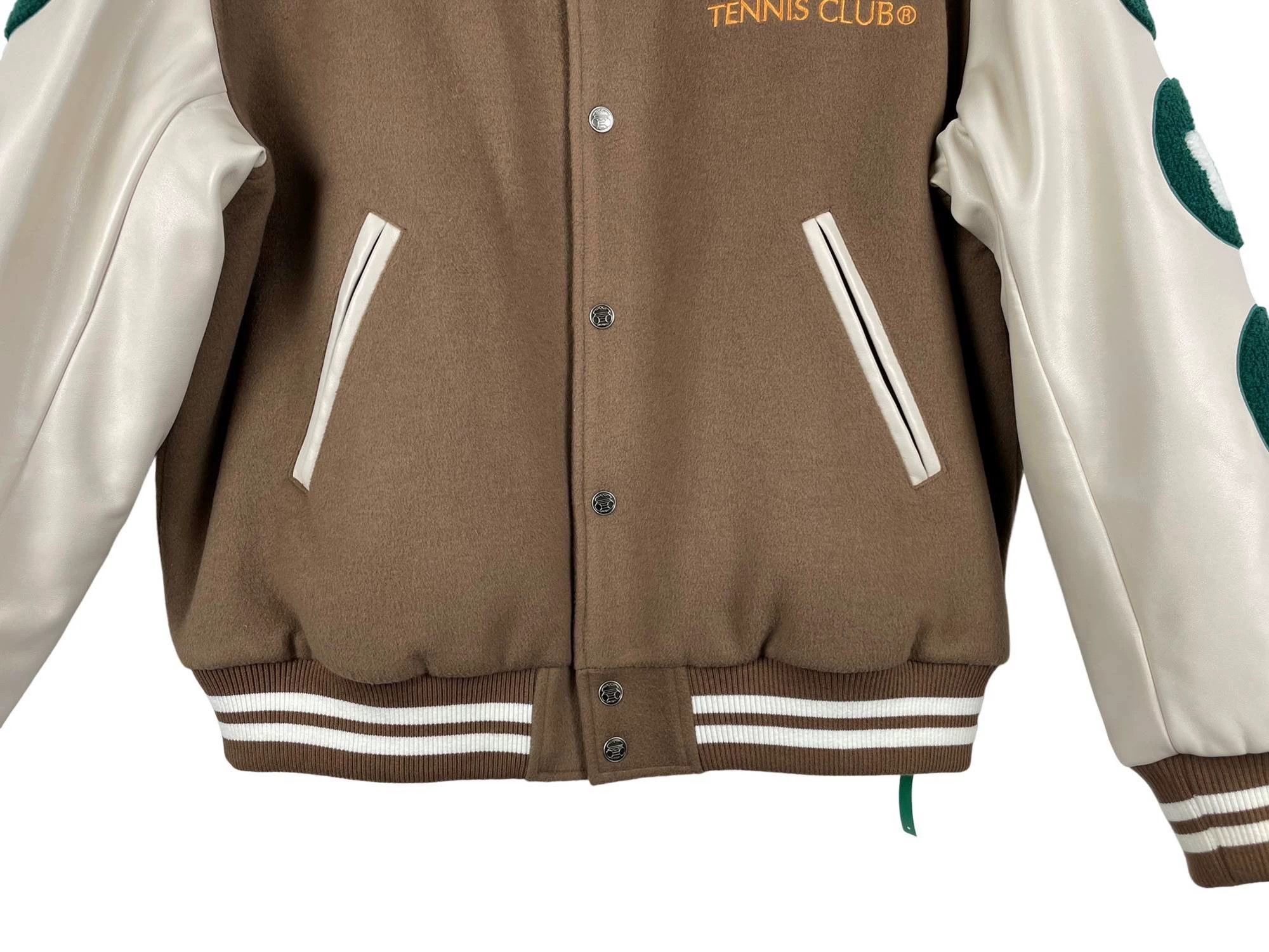 Vandy The Pink Vandy The Pink Tennis Varsity Leather Sleeve Jacket Size US XL / EU 56 / 4 - 4 Thumbnail