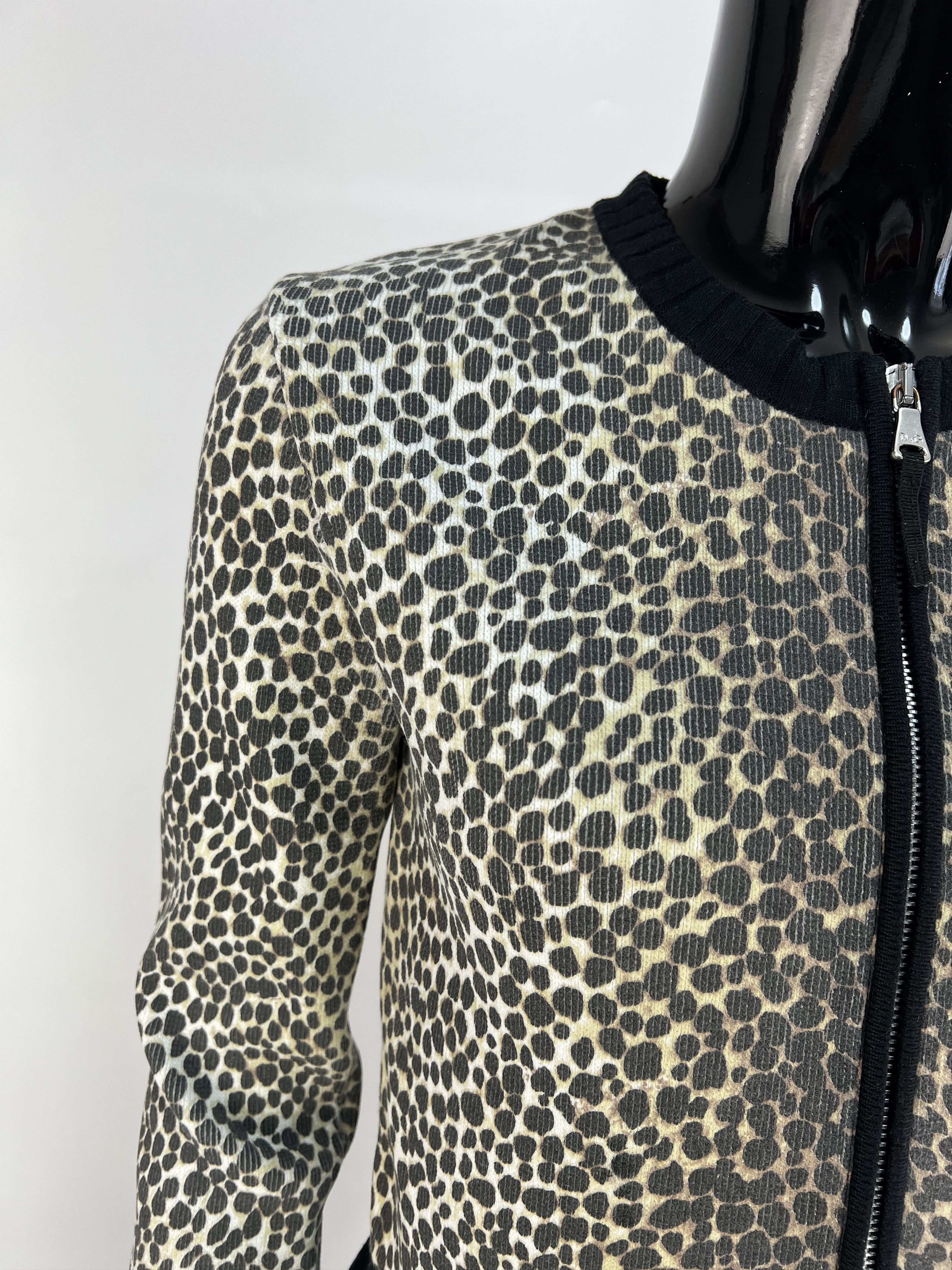 Dolce & Gabbana Dolce Gabbana Women's Full Zip Cotton Jacket Size S Size S / US 4 / IT 40 - 4 Thumbnail