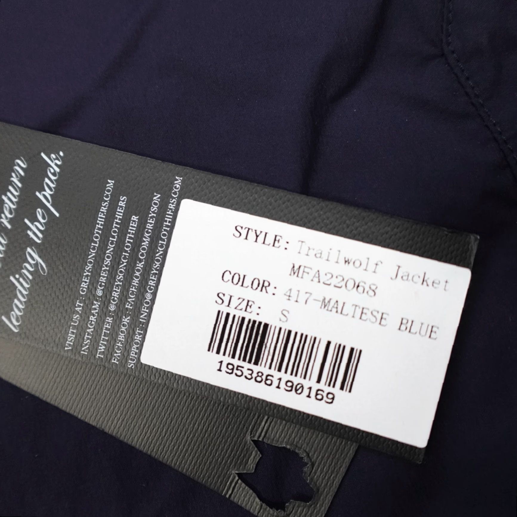 Vintage Greyson Golf Trailwolf Rain Jacket Maltese Blue Men's Size S MFA22068 Size US S / EU 44-46 / 1 - 4 Thumbnail