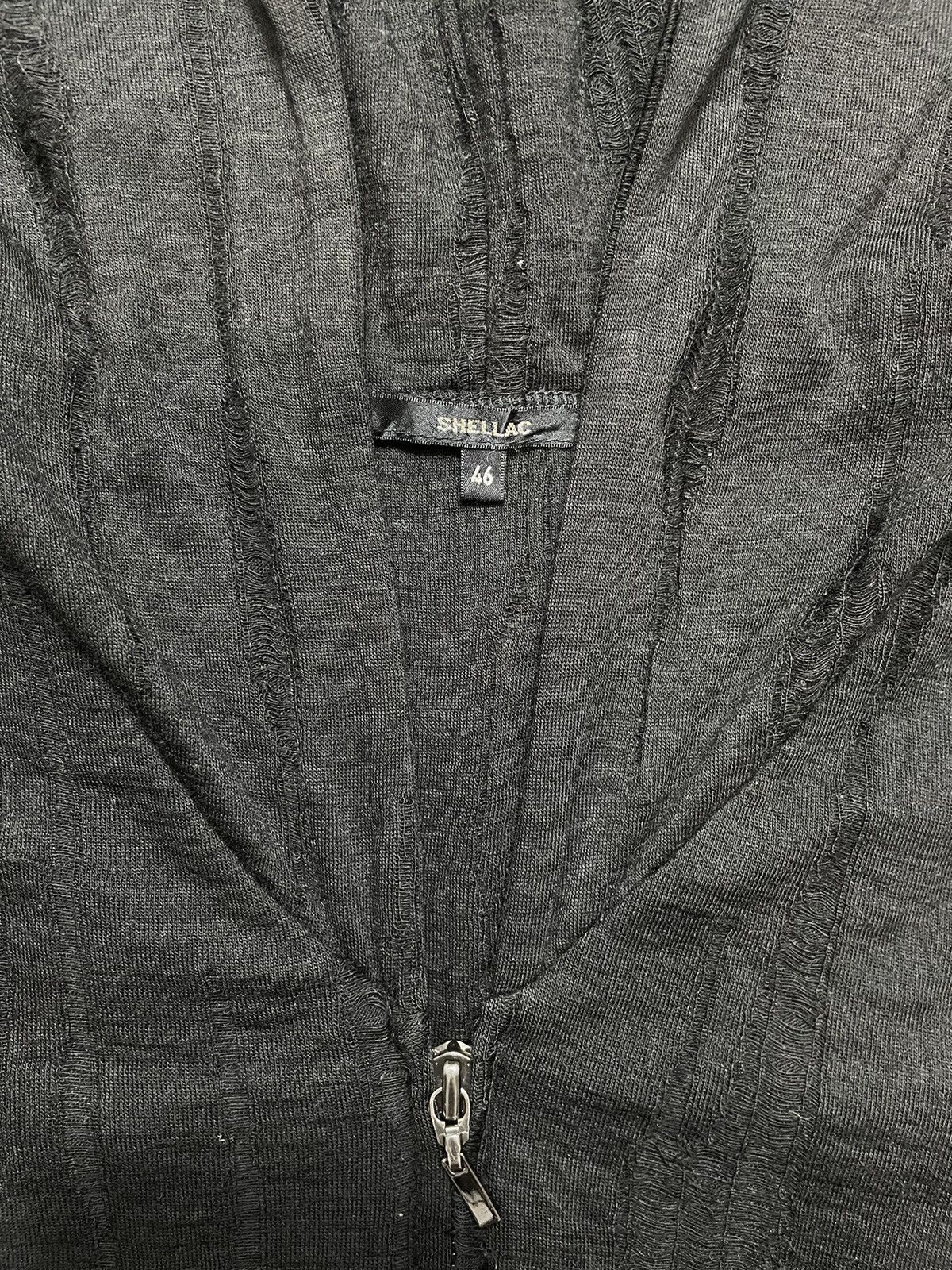 Shellac Shellac Gothic black Distressed Hoodie ifsix style Size US S / EU 44-46 / 1 - 9 Thumbnail