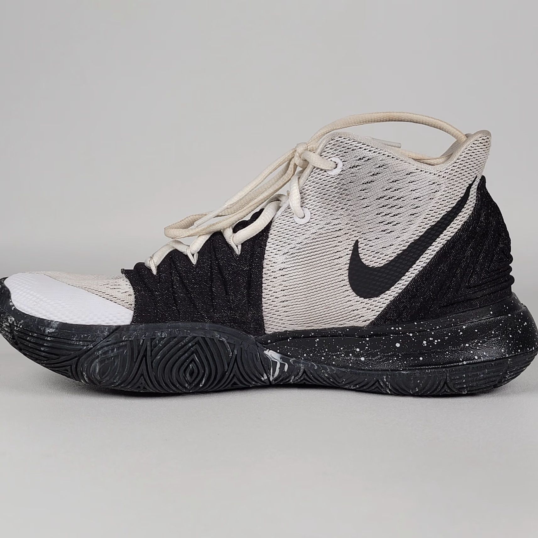 Nike Nike Kyrie 5 Cookies and Cream Mens 8.5 Sneakers AO2918-100 Nike Kyrie White 2018 Men Basketball Shoes Size ONE SIZE - 5 Thumbnail